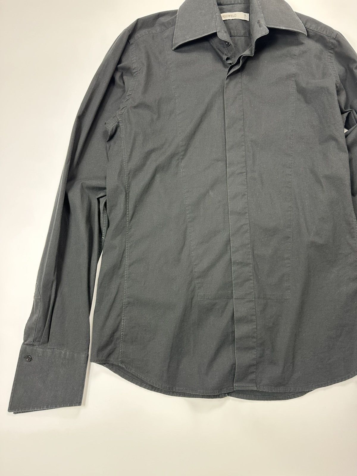 Karl Lagerfeld Karl Lagerfeld Classic Shirt Men's Black Size US M / EU 48-50 / 2 - 7 Thumbnail