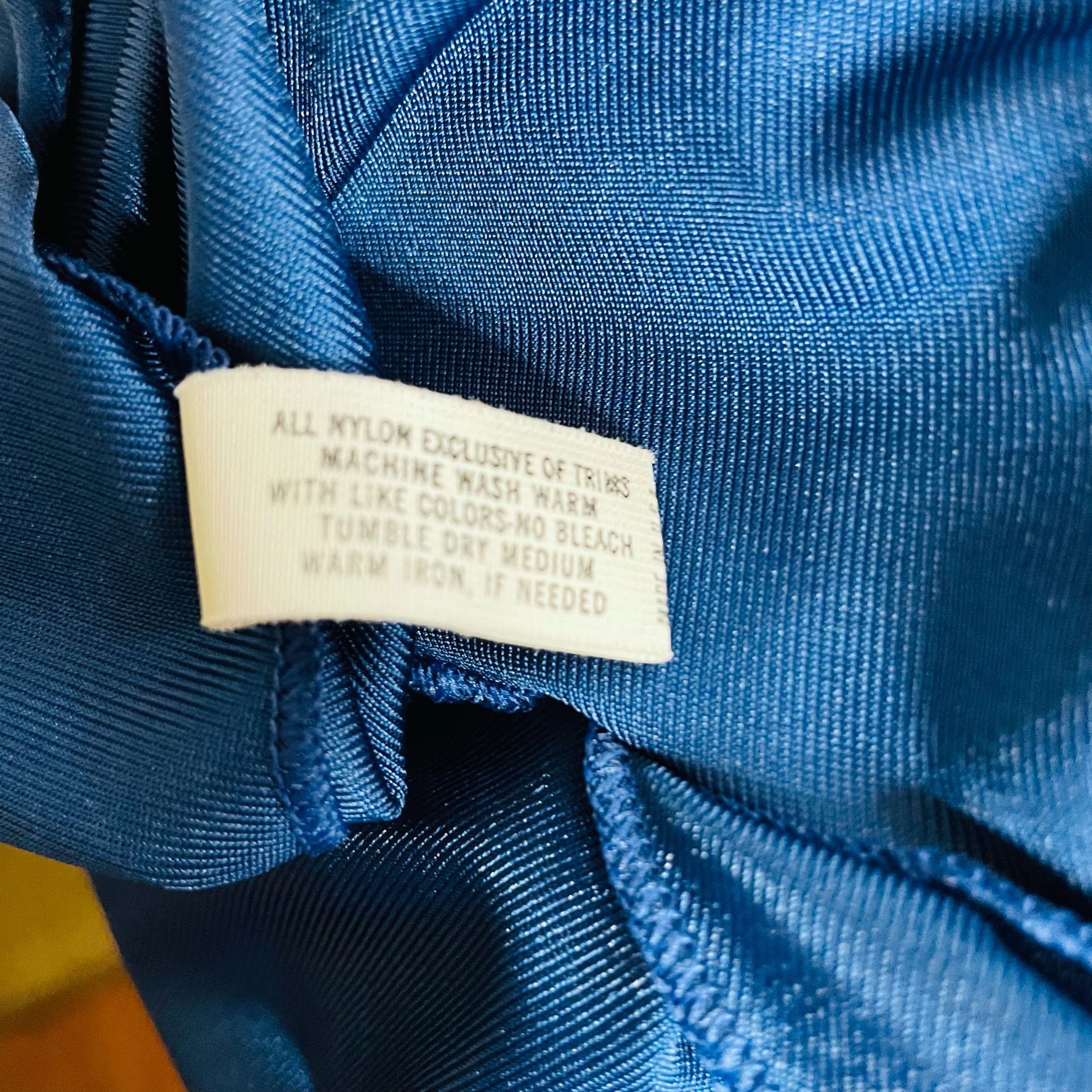 Vintage Shadowline Medium Satin Nightgown House Coat Robe Blue Long Size M / US 6-8 / IT 42-44 - 6 Thumbnail