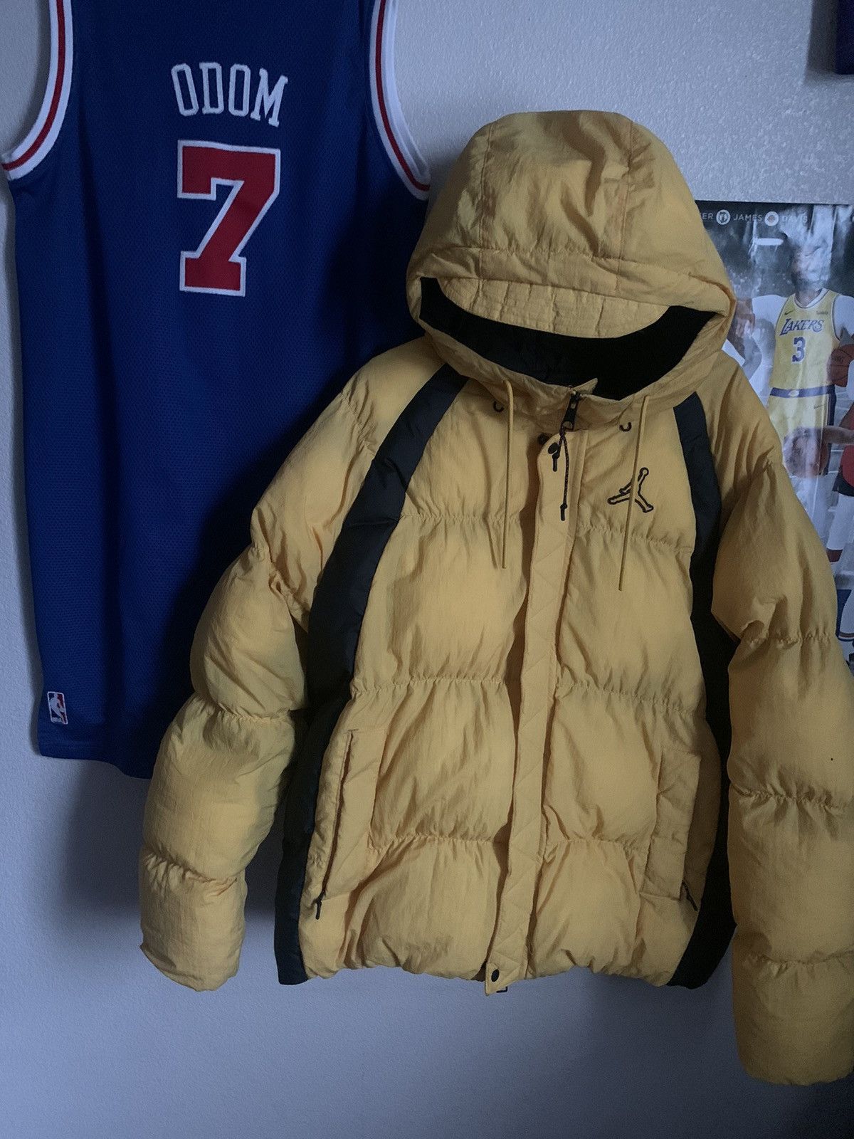 Jordan Brand × Nike × Vintage Vintage Jordan Puffer Jacket Size US L / EU 52-54 / 3 - 1 Thumbnail