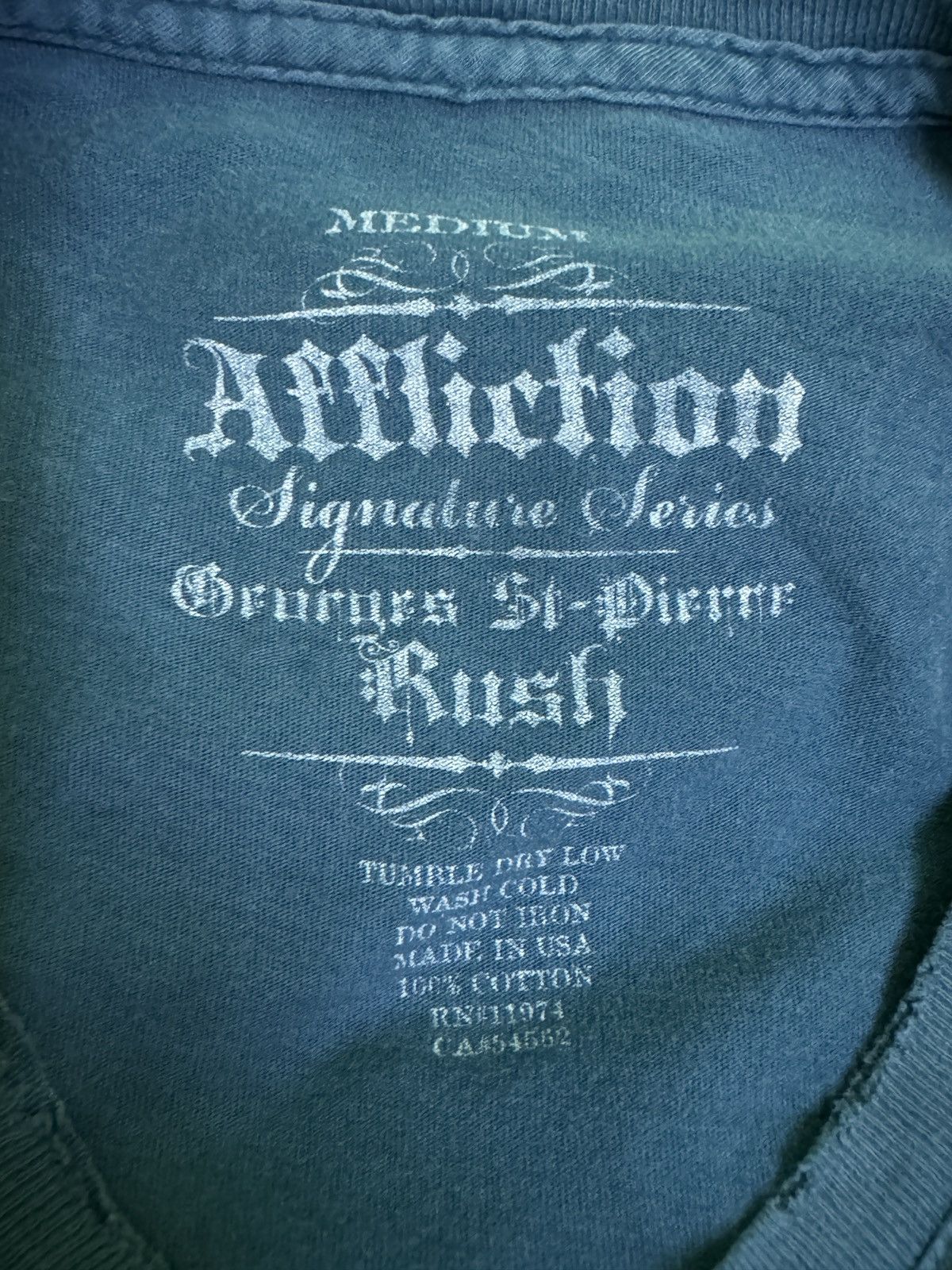 Affliction Affliction x Georges St Pierre Y2K MMA Distressed Tee Size US M / EU 48-50 / 2 - 12 Thumbnail
