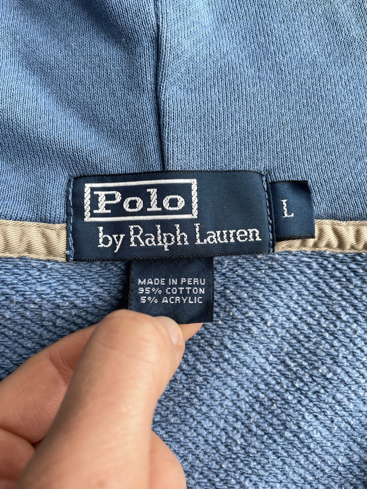 Polo Ralph Lauren Polo Ralph Lauren Zip Hoodie Size US L / EU 52-54 / 3 - 10 Thumbnail