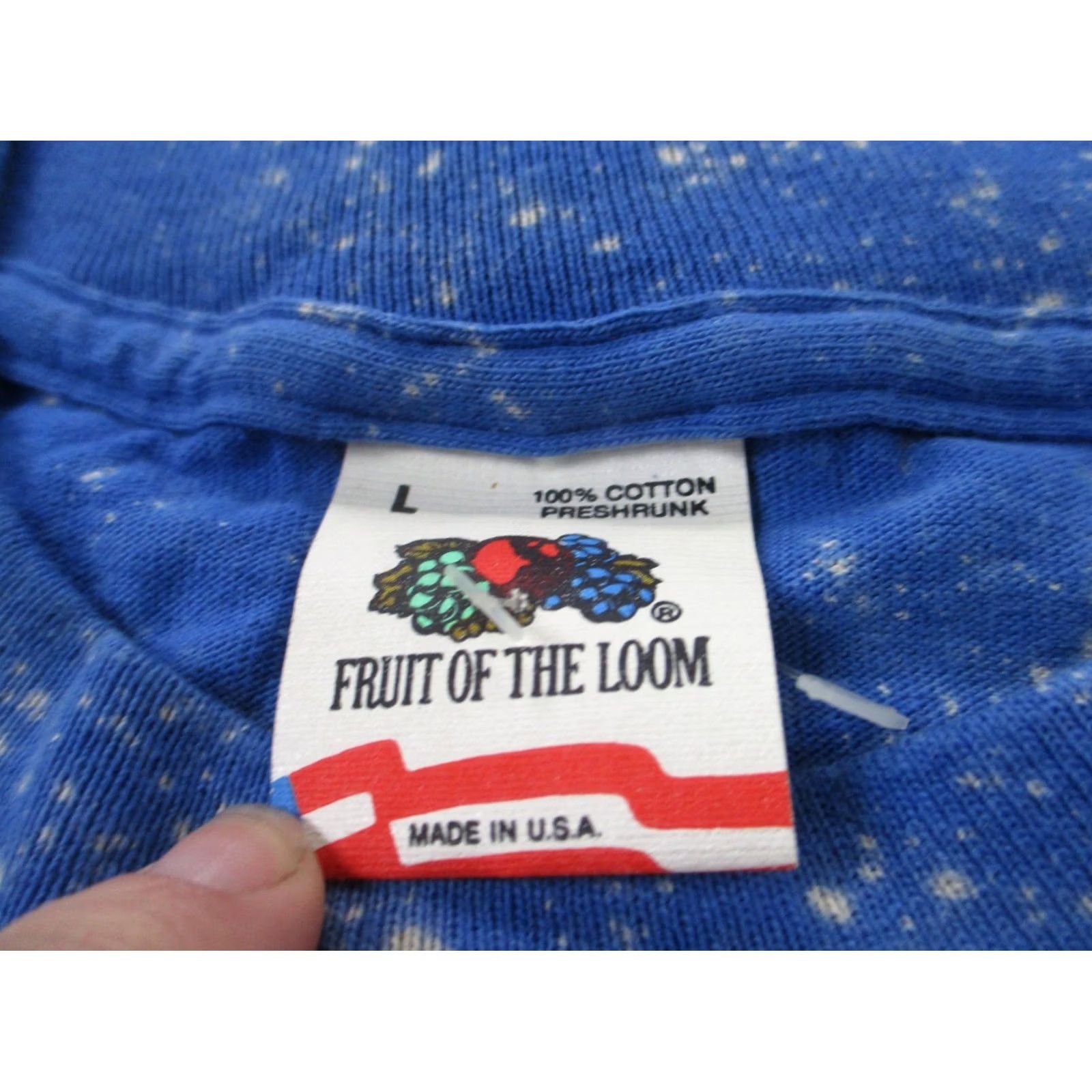 Fruit Of The Loom VINTAGE Midnight Patrol Shirt Men L Blue USA Made Pilot Flying Graphic AWOL 1942 NEW Fruit of the Loom Size US L / EU 52-54 / 3 - 6 Thumbnail