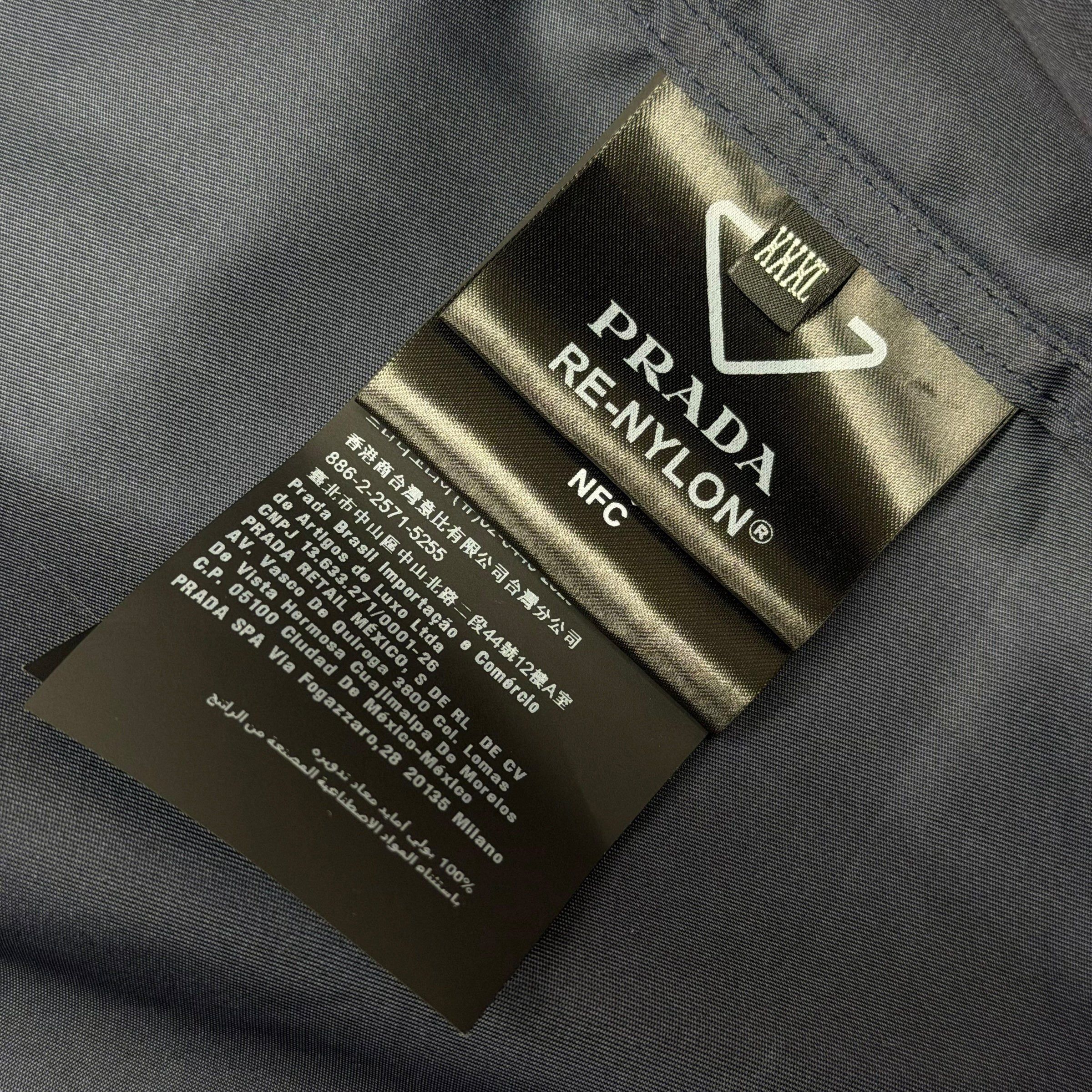 Prada Prada Re-Nylon Blouson Navy Jacket XXXL Size US XXL / EU 58 / 5 - 6 Thumbnail