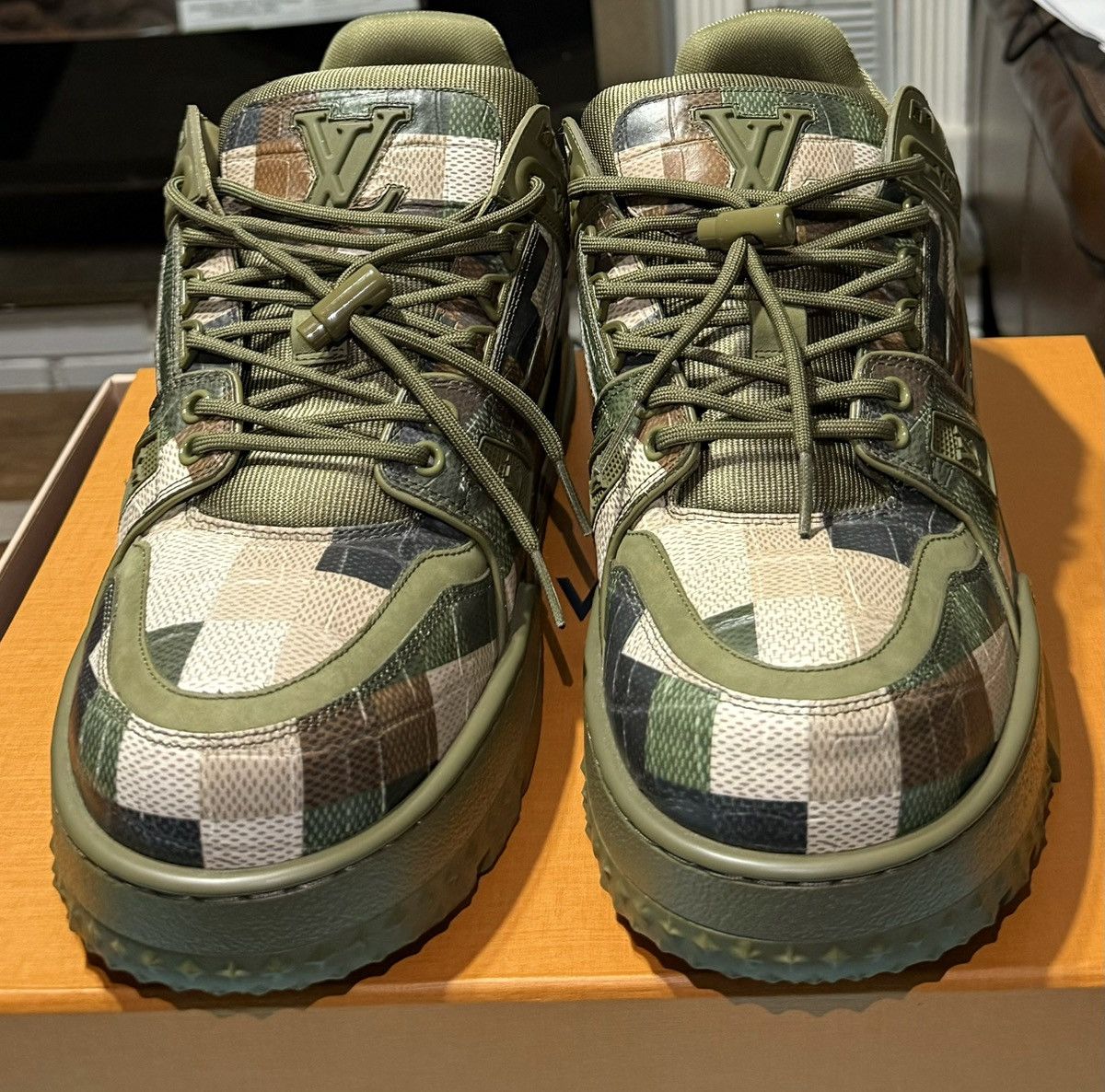 NEW 2024 Pharrell x Louis Vuitton “Damoflage” Sneakers