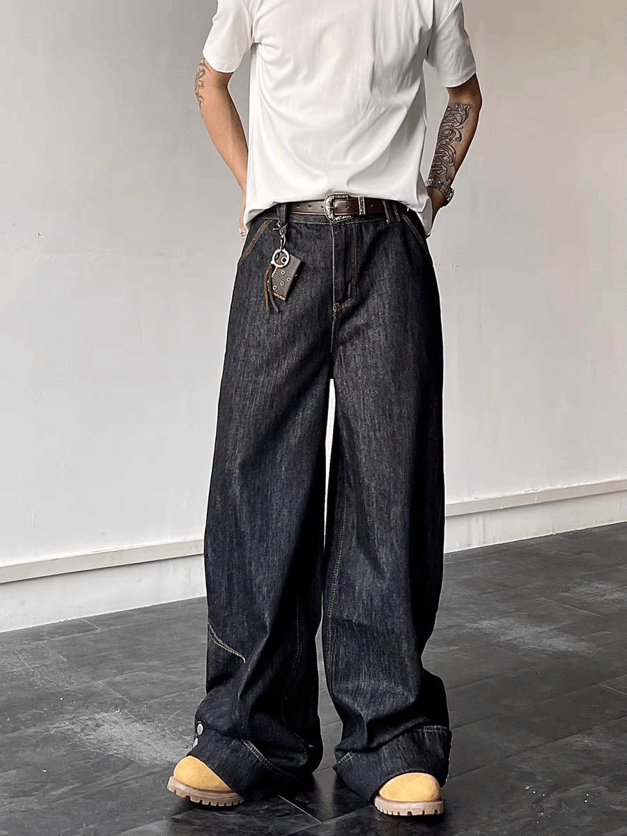 Japanese Brand × Vintage Vintage Hip Hop Loose Casual Jeans Size US 28 / EU 44 - 1 Thumbnail