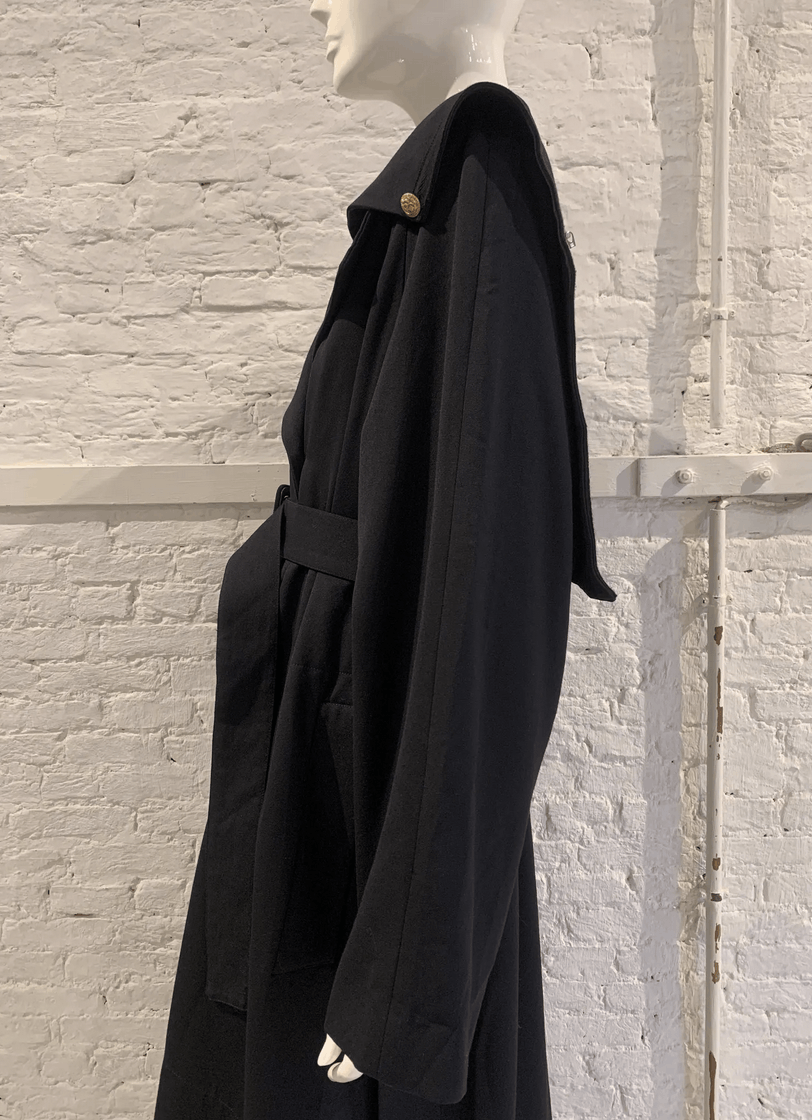 Marithe + Francois Girbaud Marithe Francois Girbaud 1990s Double Beasted Maxi Coat Size M / US 6-8 / IT 42-44 - 8 Thumbnail