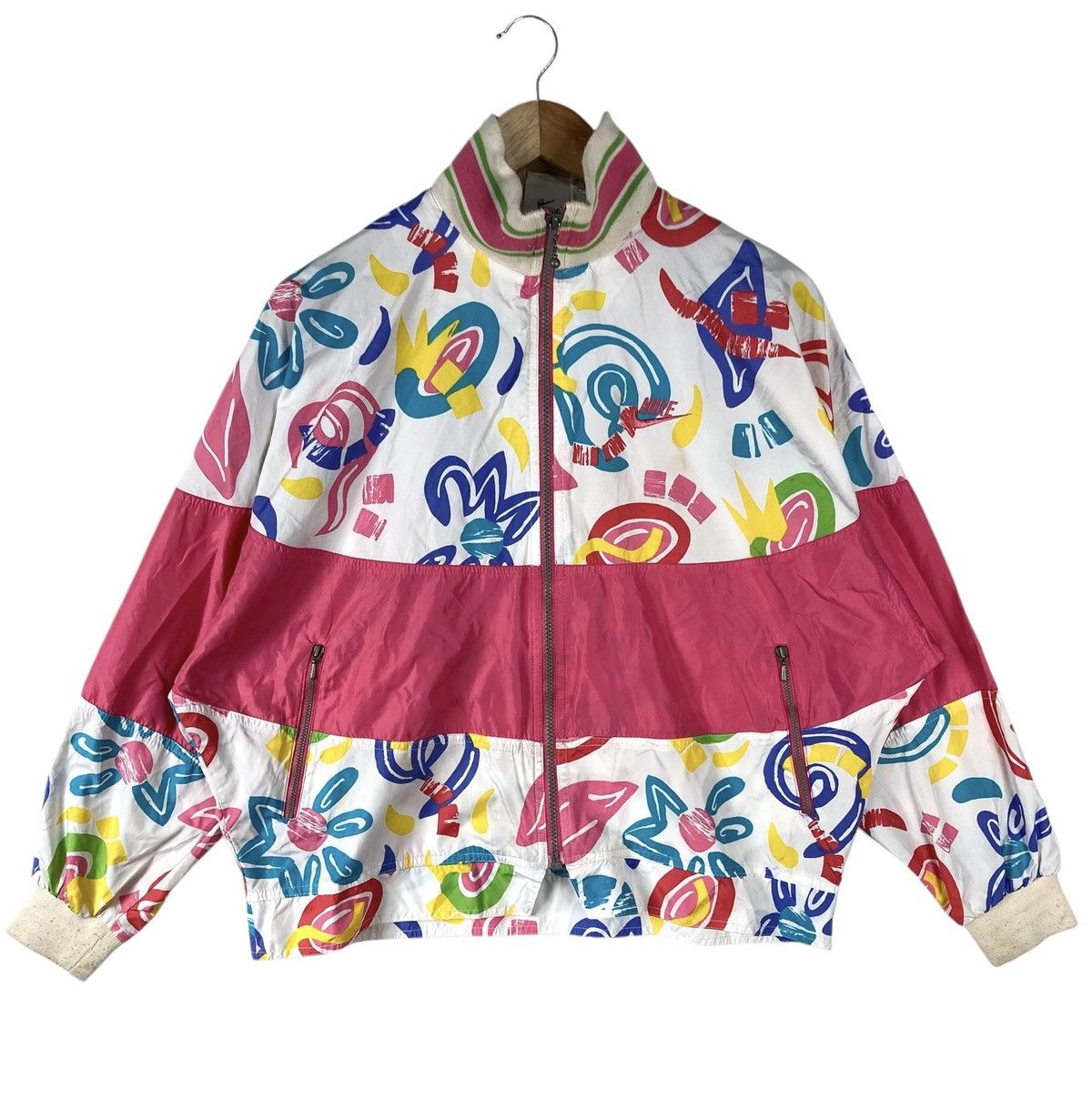 Nike Vintage 90s Nike Elite Challenge Court Swoosh Windbreaker Size M / US 6-8 / IT 42-44 - 2 Thumbnail