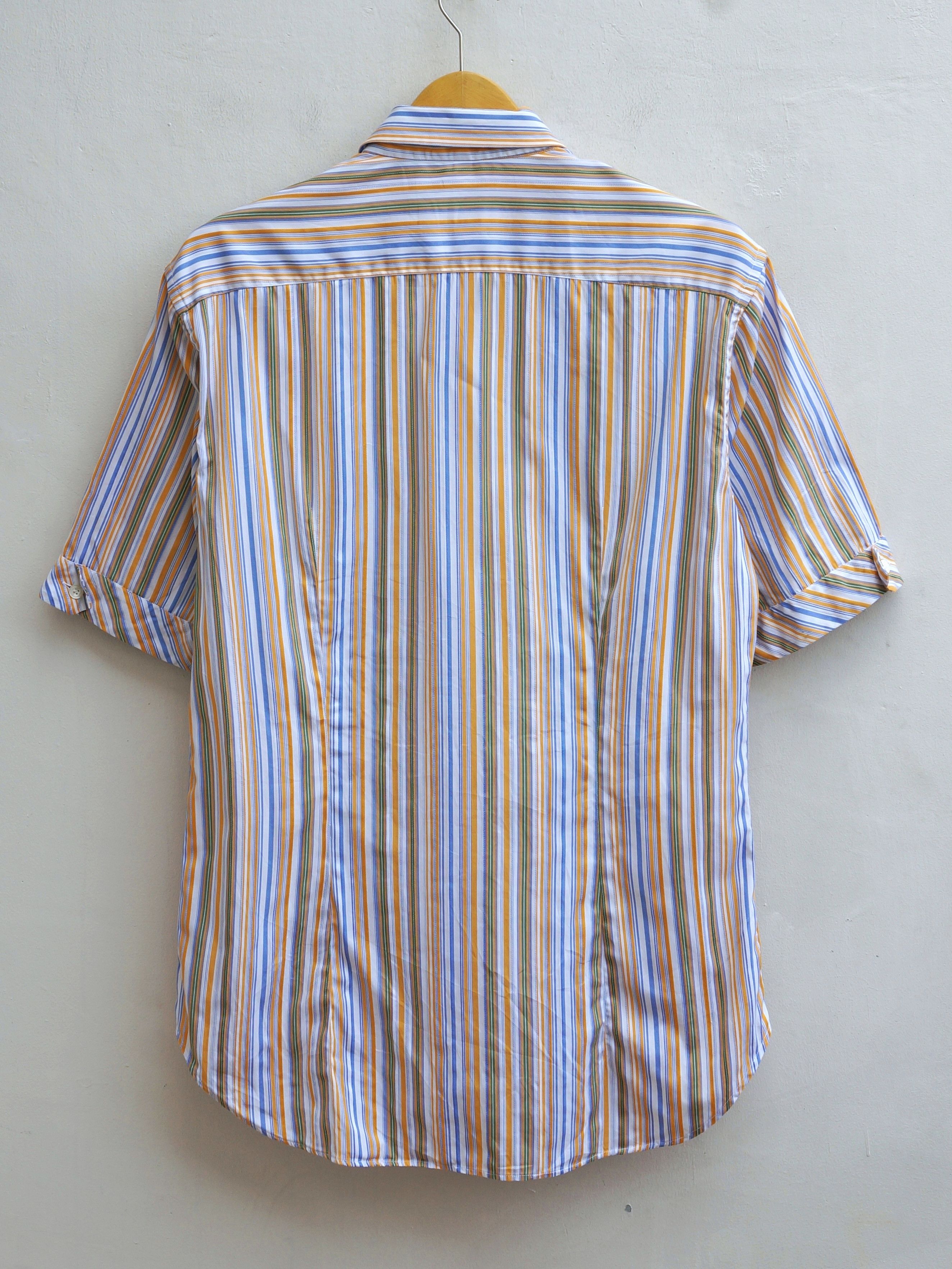 Salvatore Ferragamo Salvatore Ferragamo Striped Shirt Size US M / EU 48-50 / 2 - 3 Thumbnail