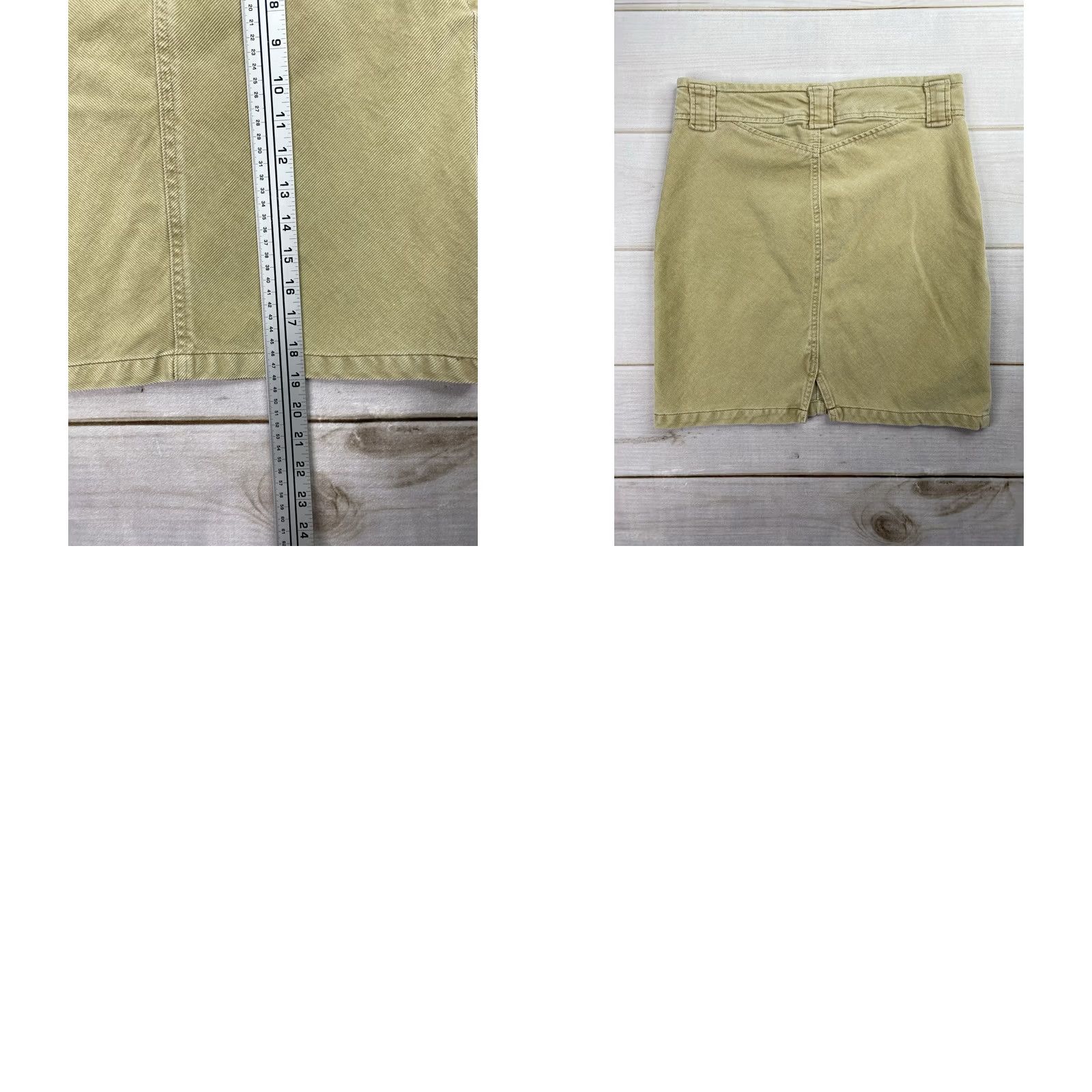 Gap VINTAGE Gap Corduroy Mini Skirt Sz 2 Tan Brown Casual Preppy 2000s Women Short Skirt Mens Womens Girls Size 26" / US 2 / IT 38 - 8 Thumbnail