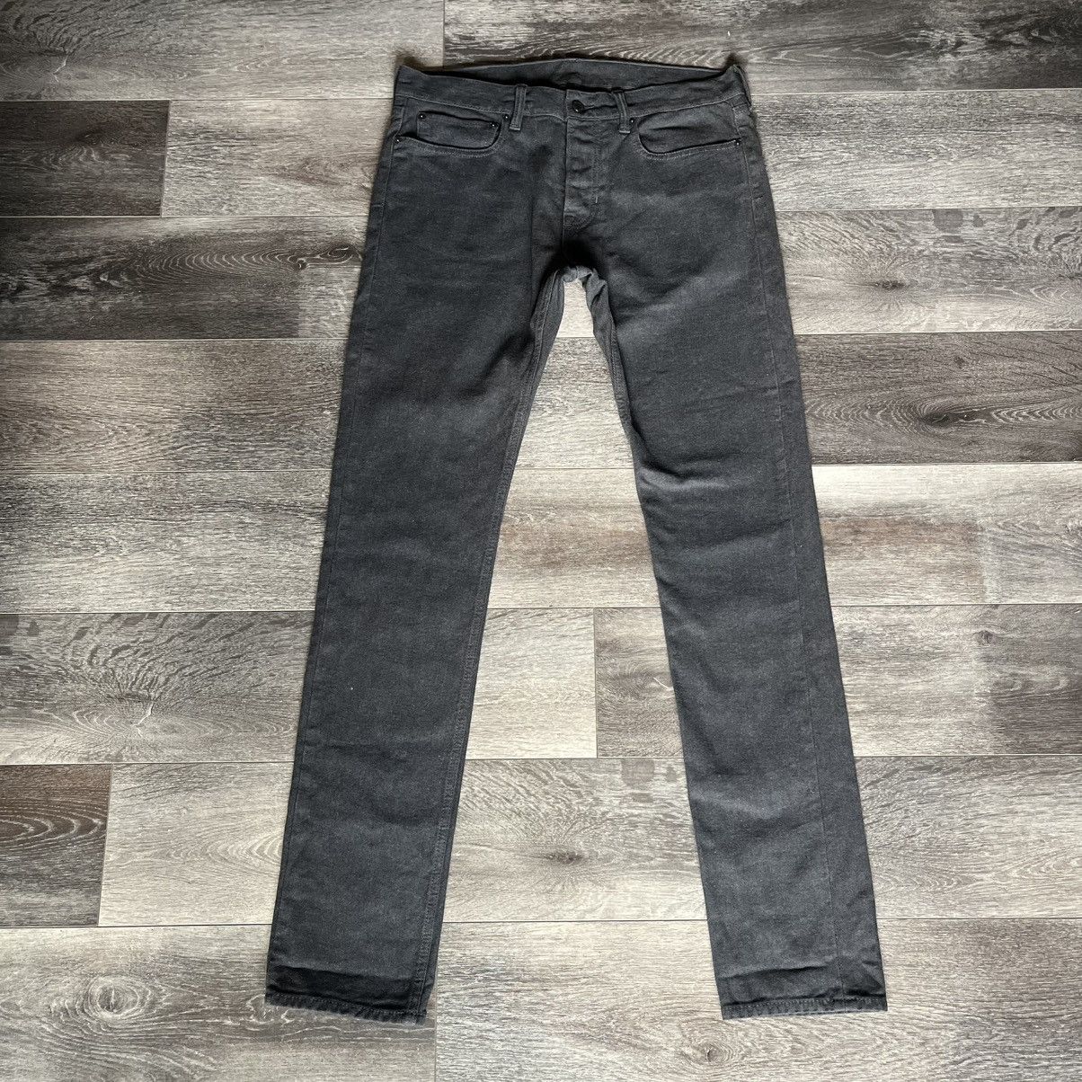 Ralph Lauren Black Label Ralph Lauren Black Label Dark Grey Slim Denim Jeans 33x32 Size US 33 - 2 Thumbnail