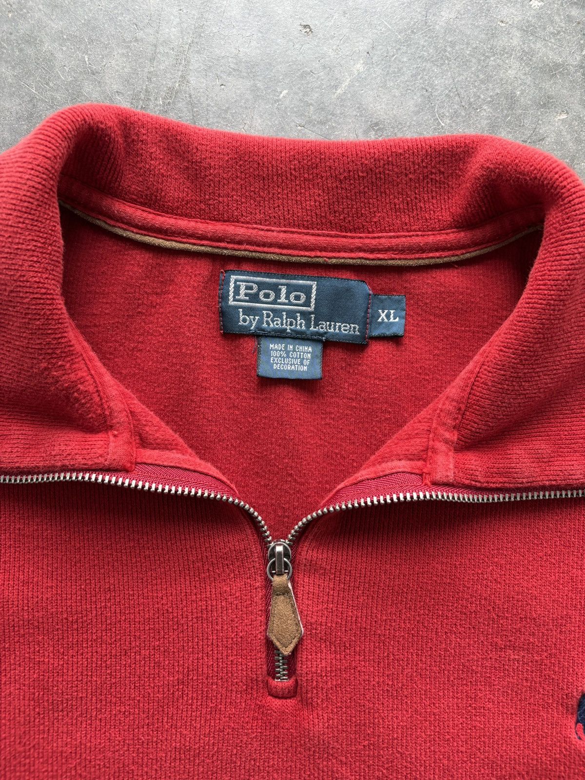 Polo Ralph Lauren Vintage Y2K Polo Ralph Lauren Quarter Zip Sweatshirt Size US L / EU 52-54 / 3 - 4 Thumbnail