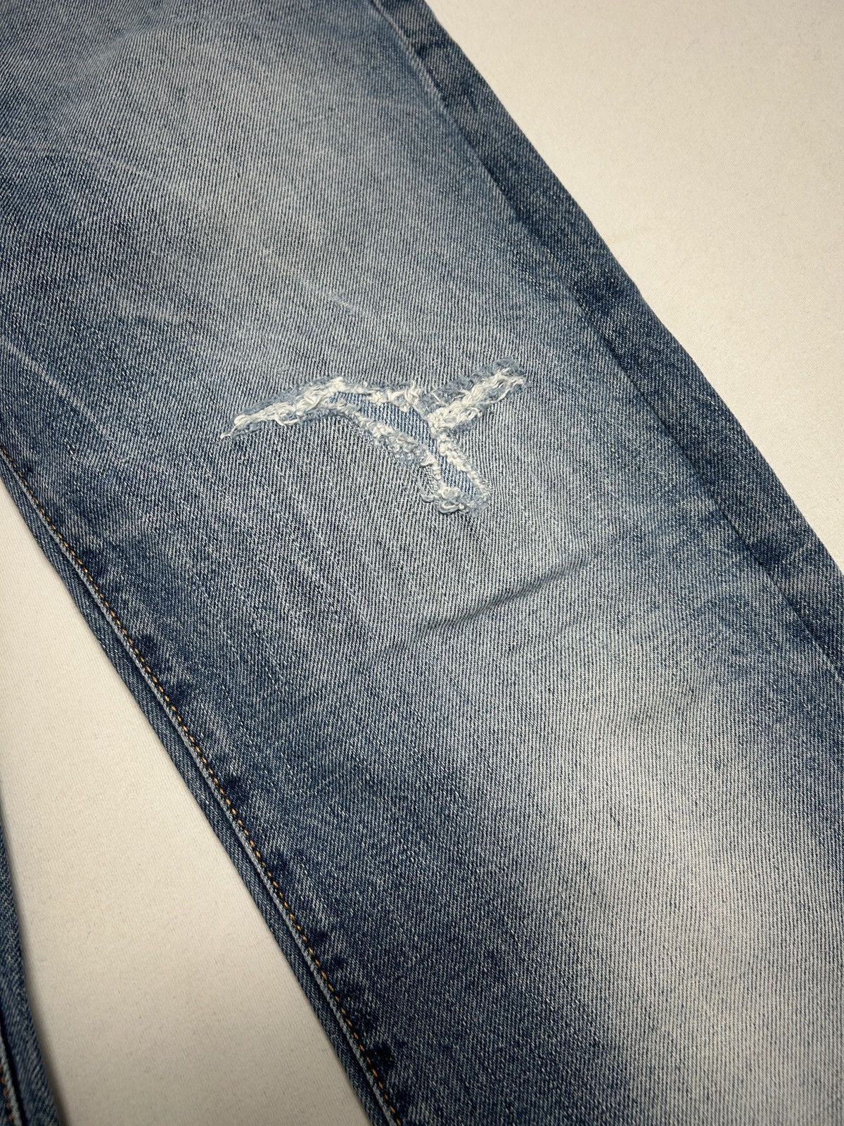 Dior FW2010 Whiskered Repaired Denim Size US 32 / EU 48 - 6 Thumbnail