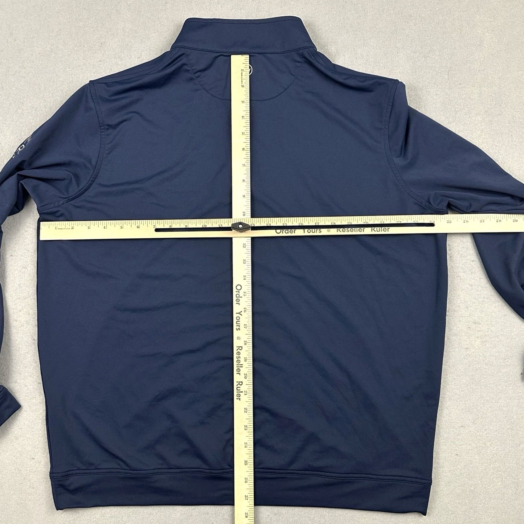 Peter Millar VINTAGE Peter Millar Sweater Men XL Navy Solid 1/4 Zip Pullover Golf Crown Logo Size US XL / EU 56 / 4 - 6 Thumbnail