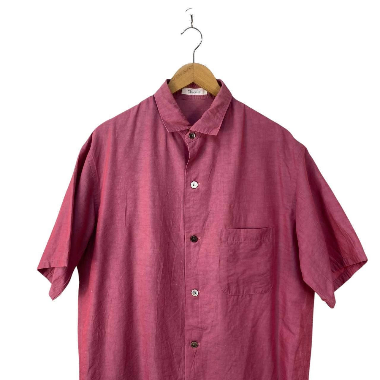Yohji Yamamoto VINTAGE 90S YS YOHJI YAMAMOTO LINEN SHIRT SHORTSLEEVE Size US M / EU 48-50 / 2 - 6 Thumbnail