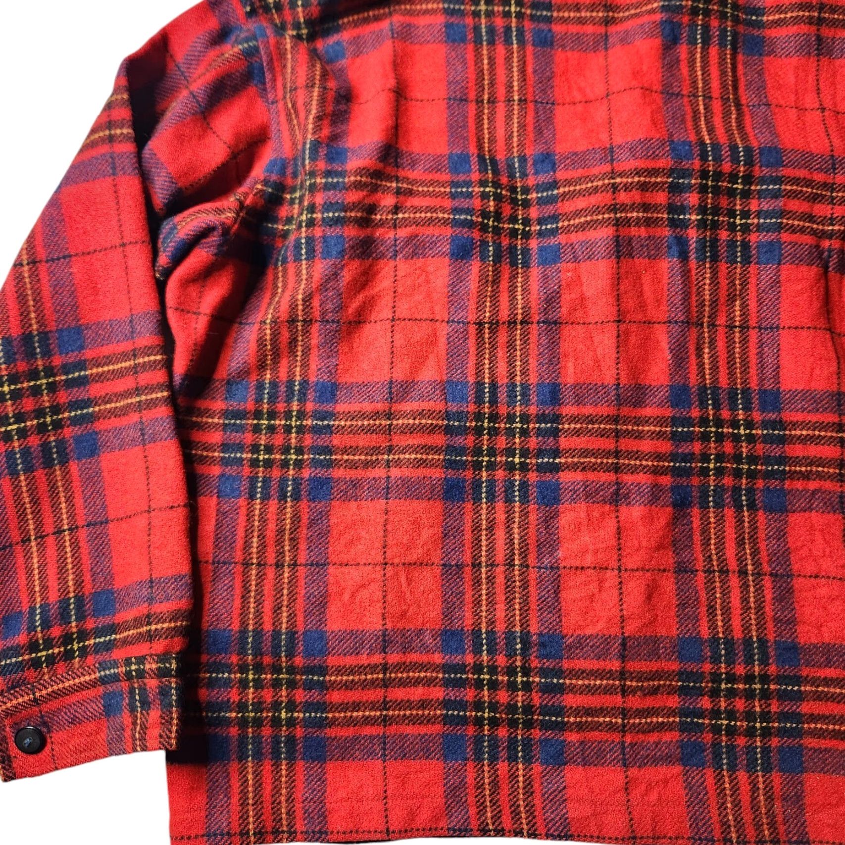 Pendleton VINTAGE Pendleton Shirt Mens Medium M Red Plaid Wool Button-Up Shacket Board Shirt Size US M / EU 48-50 / 2 - 3 Thumbnail