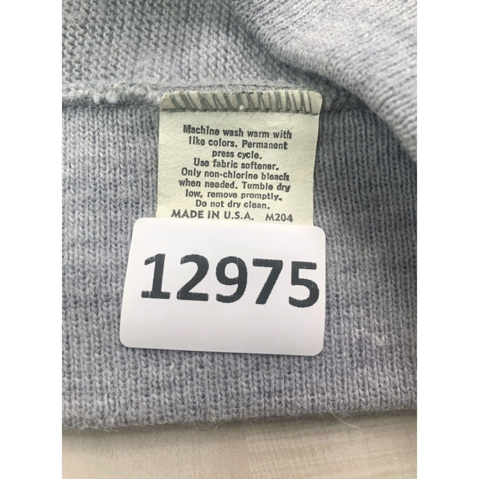 Jantzen VINTAGE Jantzen Cardigan Mens Knit C-Neck Gray 90s USA Made Medium M Size Regular Long Sleeve Size US M / EU 48-50 / 2 - 8 Thumbnail