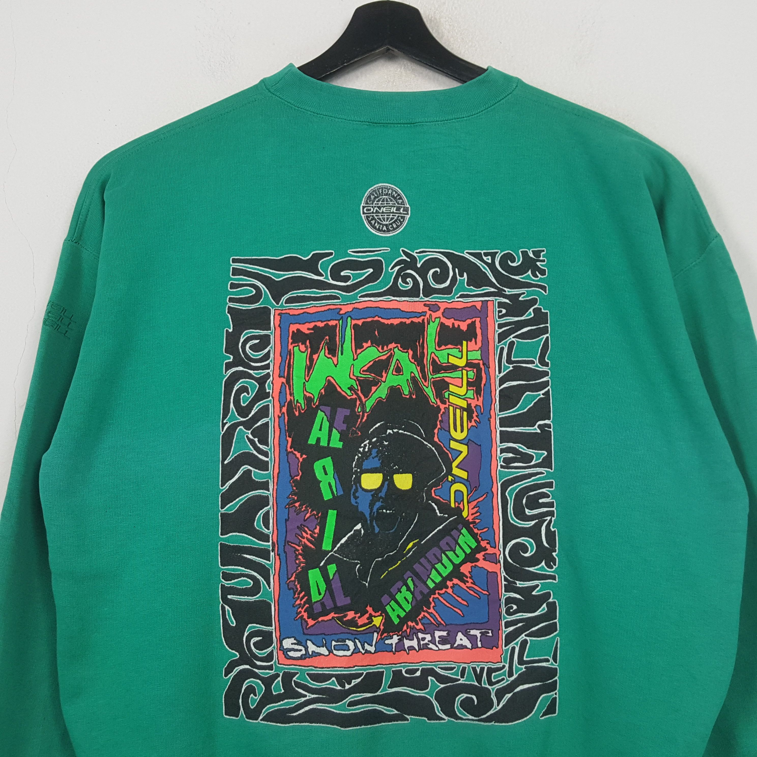 O'Neill Oneill Surfing Style Vintage Sweatshirt RR1 Size US L / EU 52-54 / 3 - 2 Thumbnail