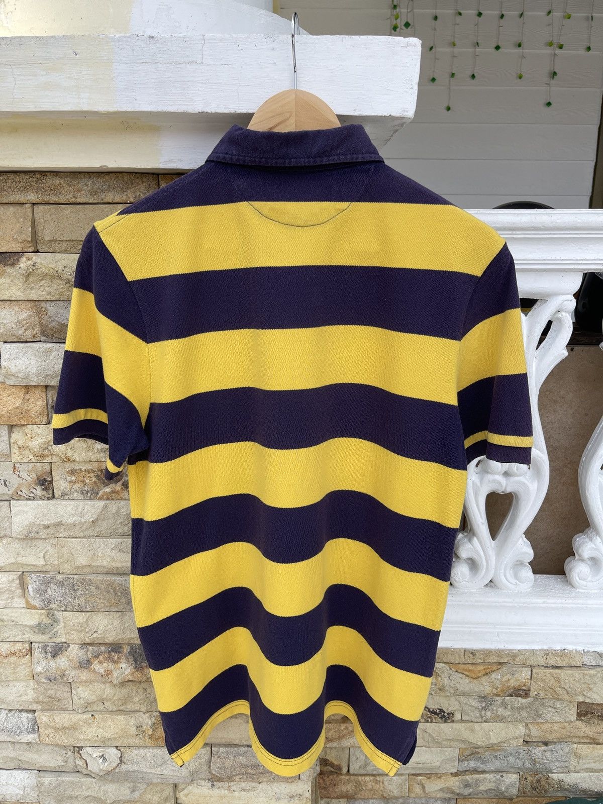 OVER THE STRiPES Rare🔥Vintage POLO RALPH LAUREN RUGBY T Shirt Size US M / EU 48-50 / 2 - 3 Thumbnail
