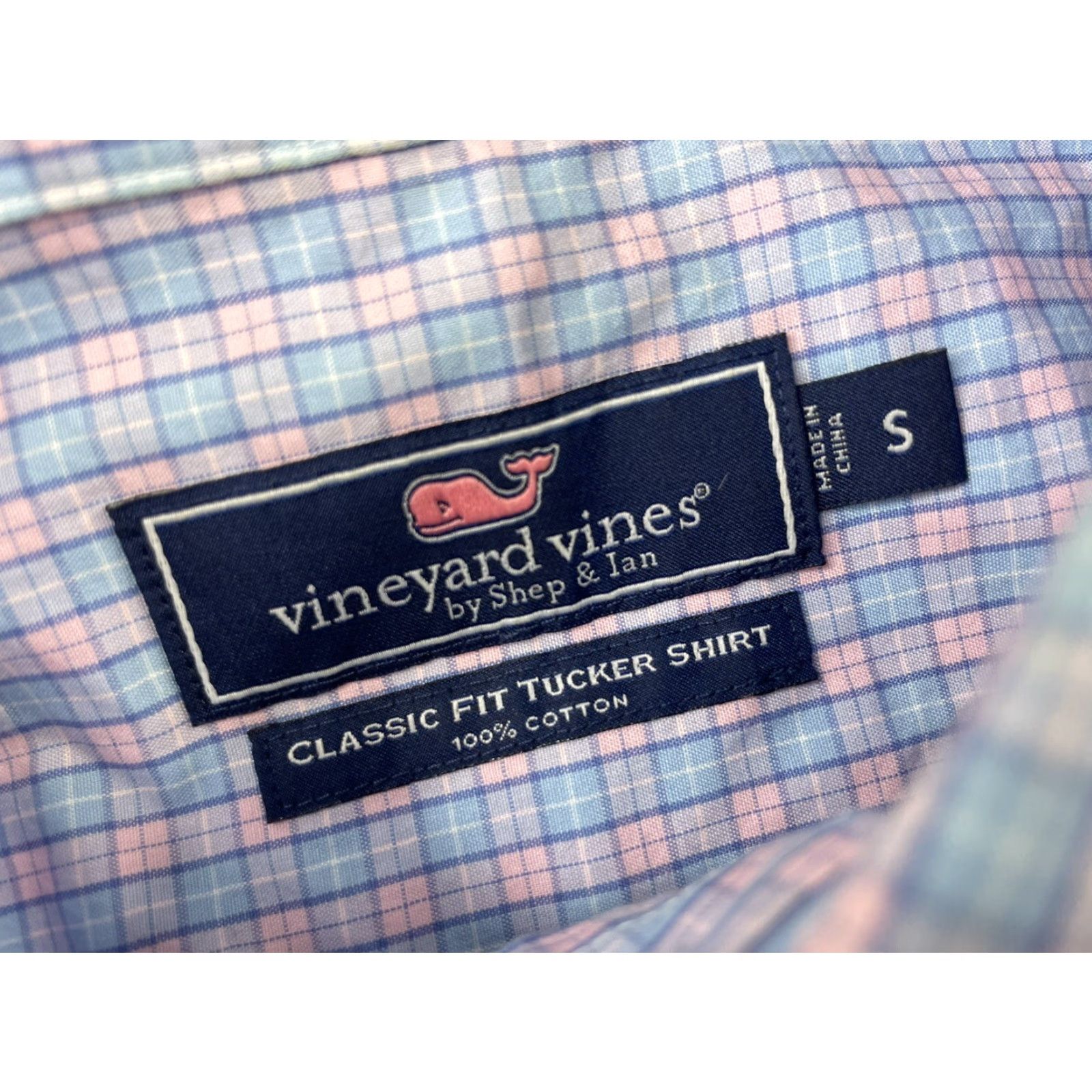 Vineyard Vines Vineyard Vines Button-Down Shirt Plaid Mens Small Classic Fit Tucker Logo Pocket Breathing Lightweight Multicolor Cotton Casual Shirt Size US S / EU 44-46 / 1 - 3 Thumbnail
