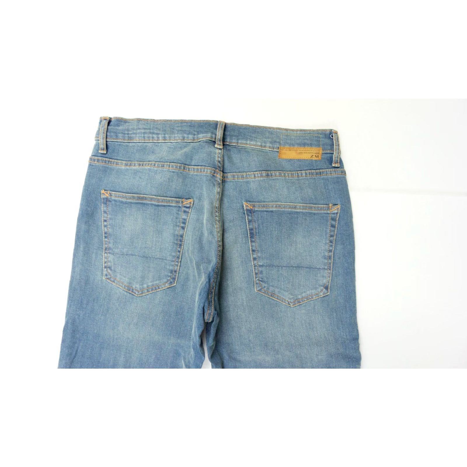 Zara Zara Jeans Adult 32x33 Blue Denim Slim Stretch 5-Pocket Mens Size US 38 / EU 54 - 6 Thumbnail