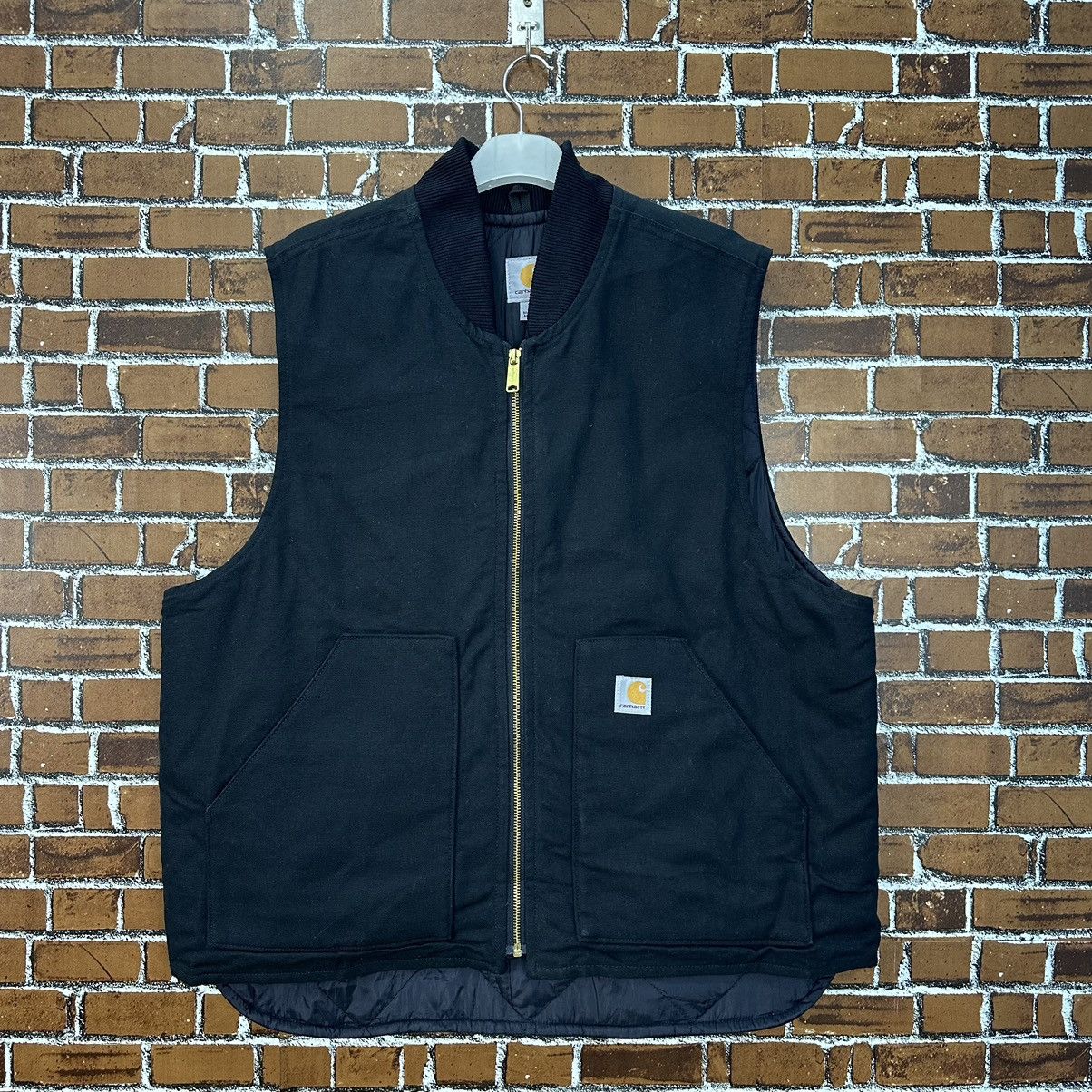 Carhartt Vintage Carhartt Canvas Black Vest Z164 Size US XL / EU 56 / 4 - 1 Thumbnail