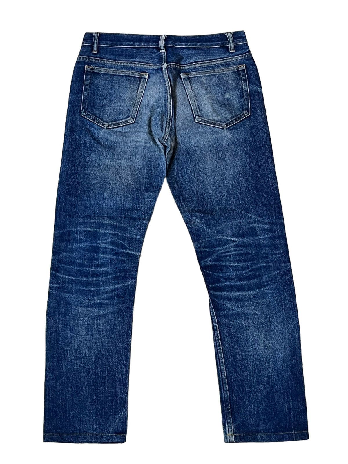 A.P.C. A.P.C RUE MADAME PARIS JEAN BUTTON REDLINE SELVEDGE JEANS Size US 30 / EU 46 - 2 Thumbnail