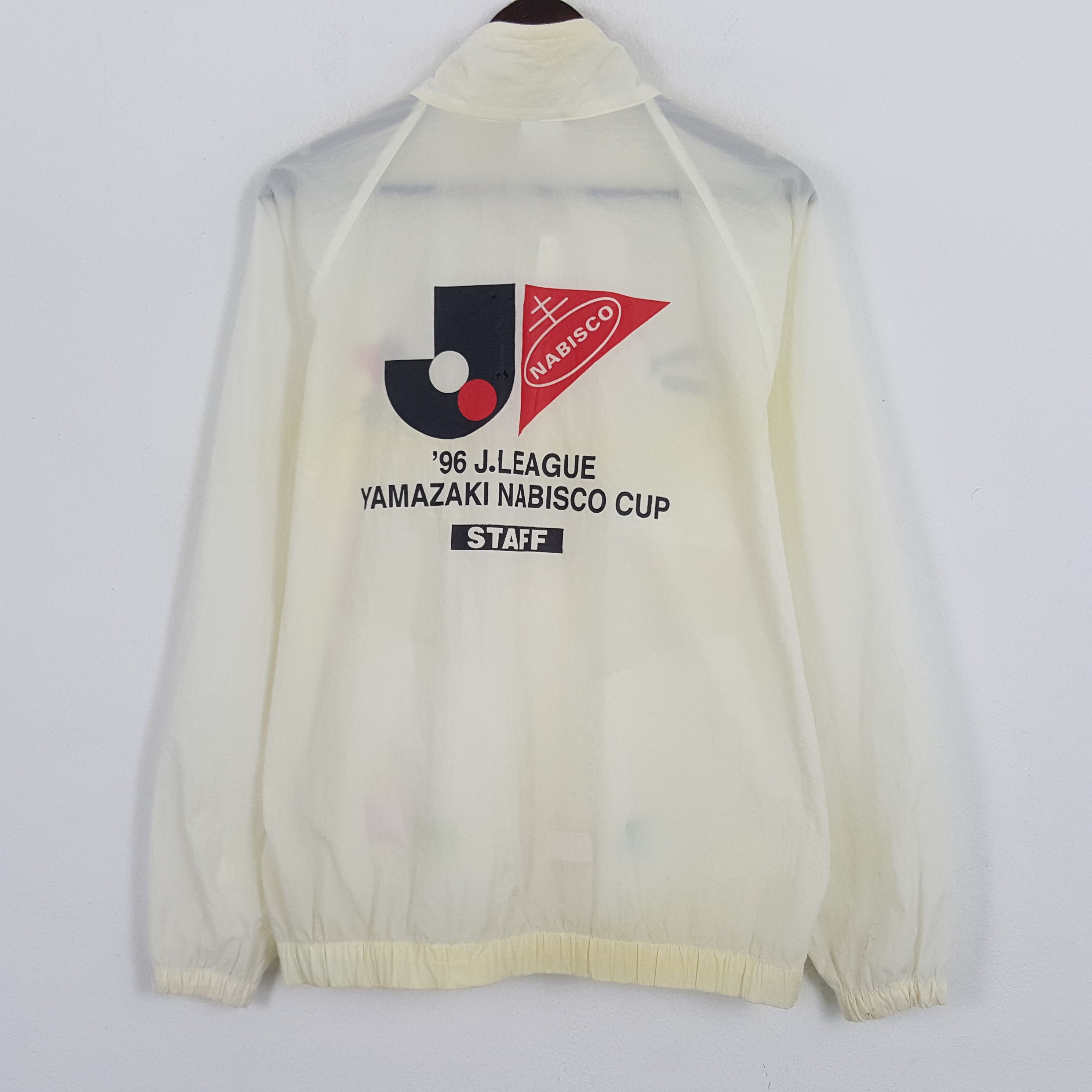 Puma × Vintage Vintage PUMA X Yamazaki Nabisco Cup Windbreaker Jacket Size US L / EU 52-54 / 3 - 1 Thumbnail