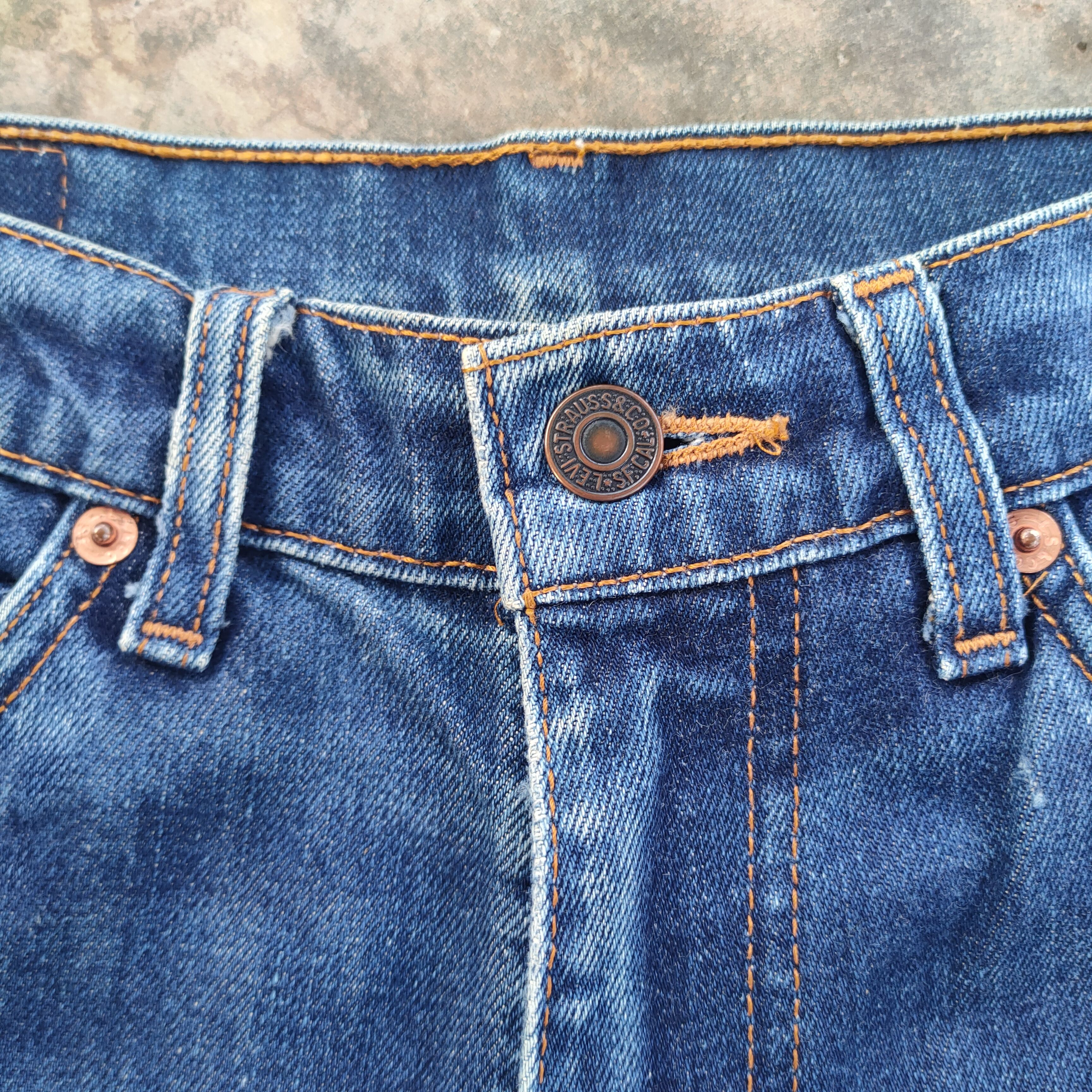 Levi's Vintage Clothing VINTAGE LEVI'S 854 ORANGE TAG JEAN DENIM PANTS Size US 27 - 5 Thumbnail