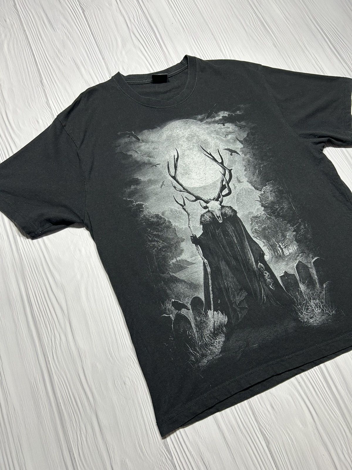 Expert Horror × Vintage Vintage Horror 666 Devil Death T-Shirt Size US XXL / EU 58 / 5 - 4 Thumbnail
