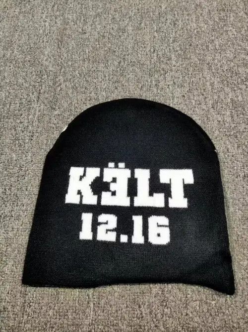 Other Spider Web Heart Graphic No Cuff Beanie Hat Black Size ONE SIZE - 4 Thumbnail