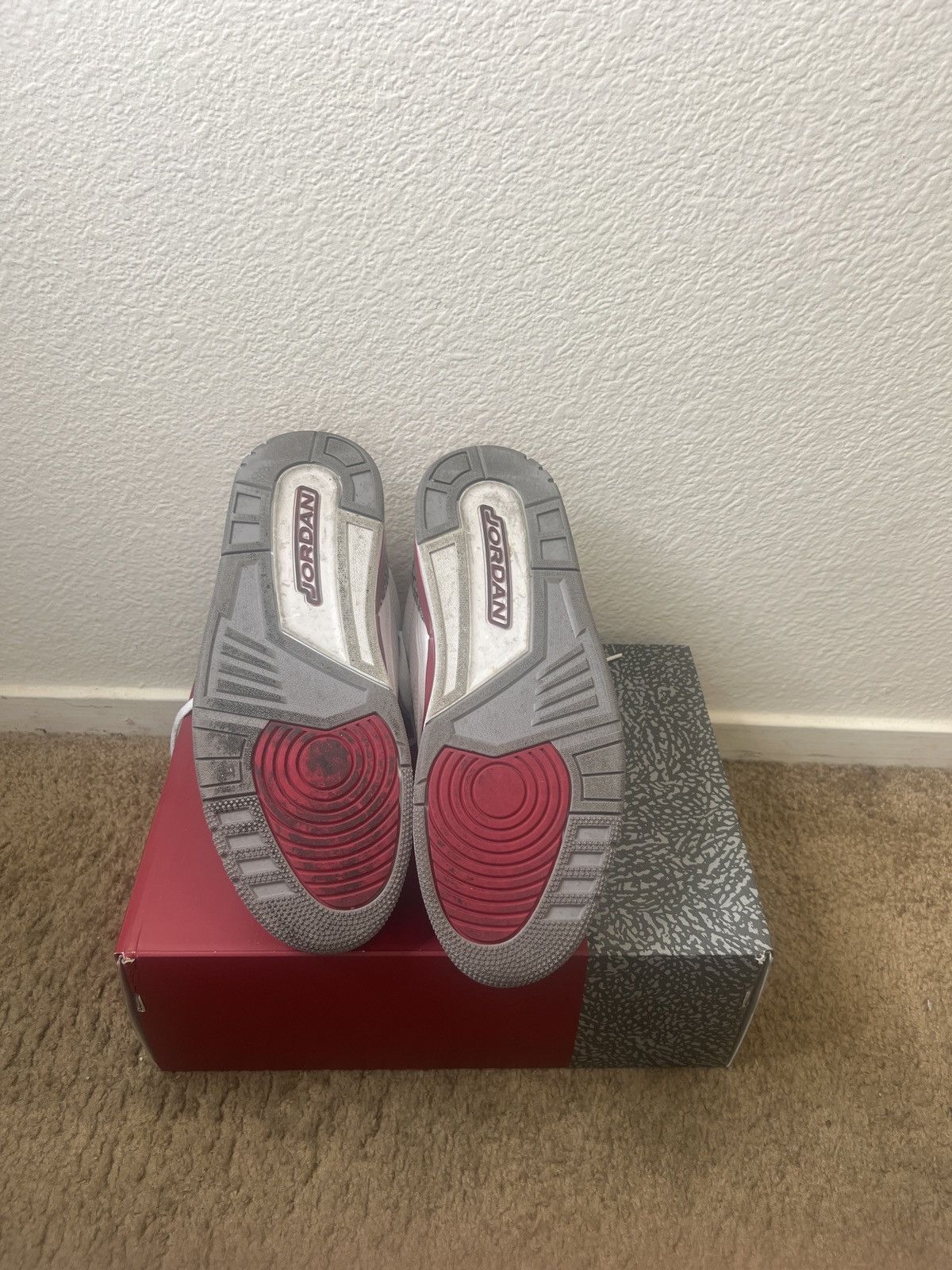 Jordan Brand Jordan 3 “Cardinal” Size US 11 / EU 44 - 5 Thumbnail
