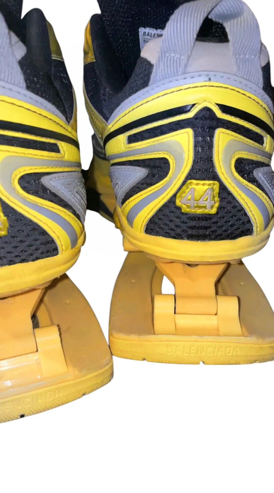 Balenciaga RARE Yellow Lightning X-Pander (X Pander) Heel Sneaker Size US 11 / EU 44 - 10 Thumbnail
