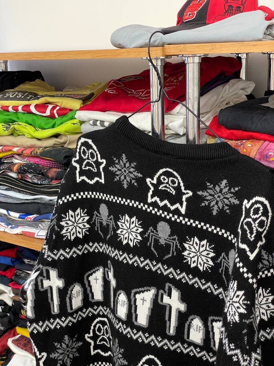 Disney × Vintage The Nightmare Before Christmas Y2k Sweater Size US L / EU 52-54 / 3 - 7 Thumbnail