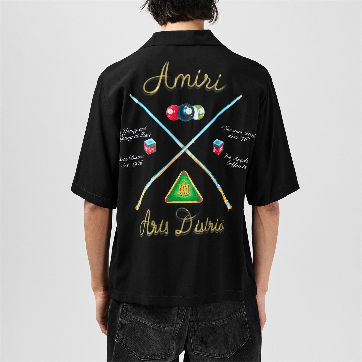 Amiri AMIRI Pool Cue Bowling Shirt Size US L / EU 52-54 / 3 - 4 Thumbnail