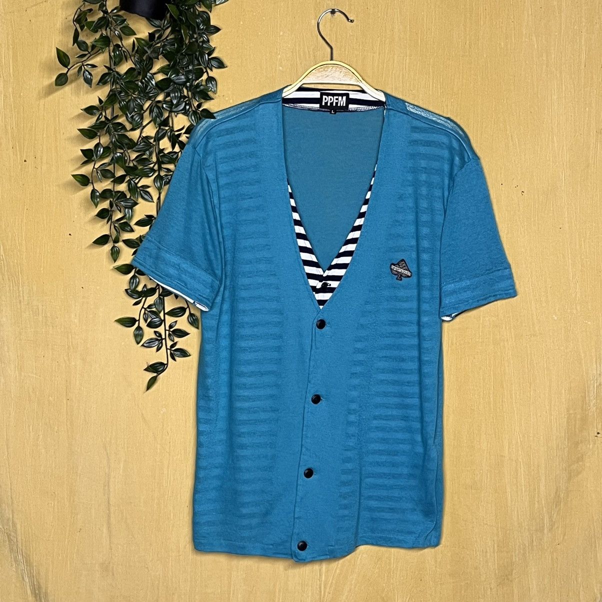 Japanese Brand × PPFM × Vintage Japanesebrand PPFM shirt button double layer Size US S / EU 44-46 / 1 - 1 Thumbnail
