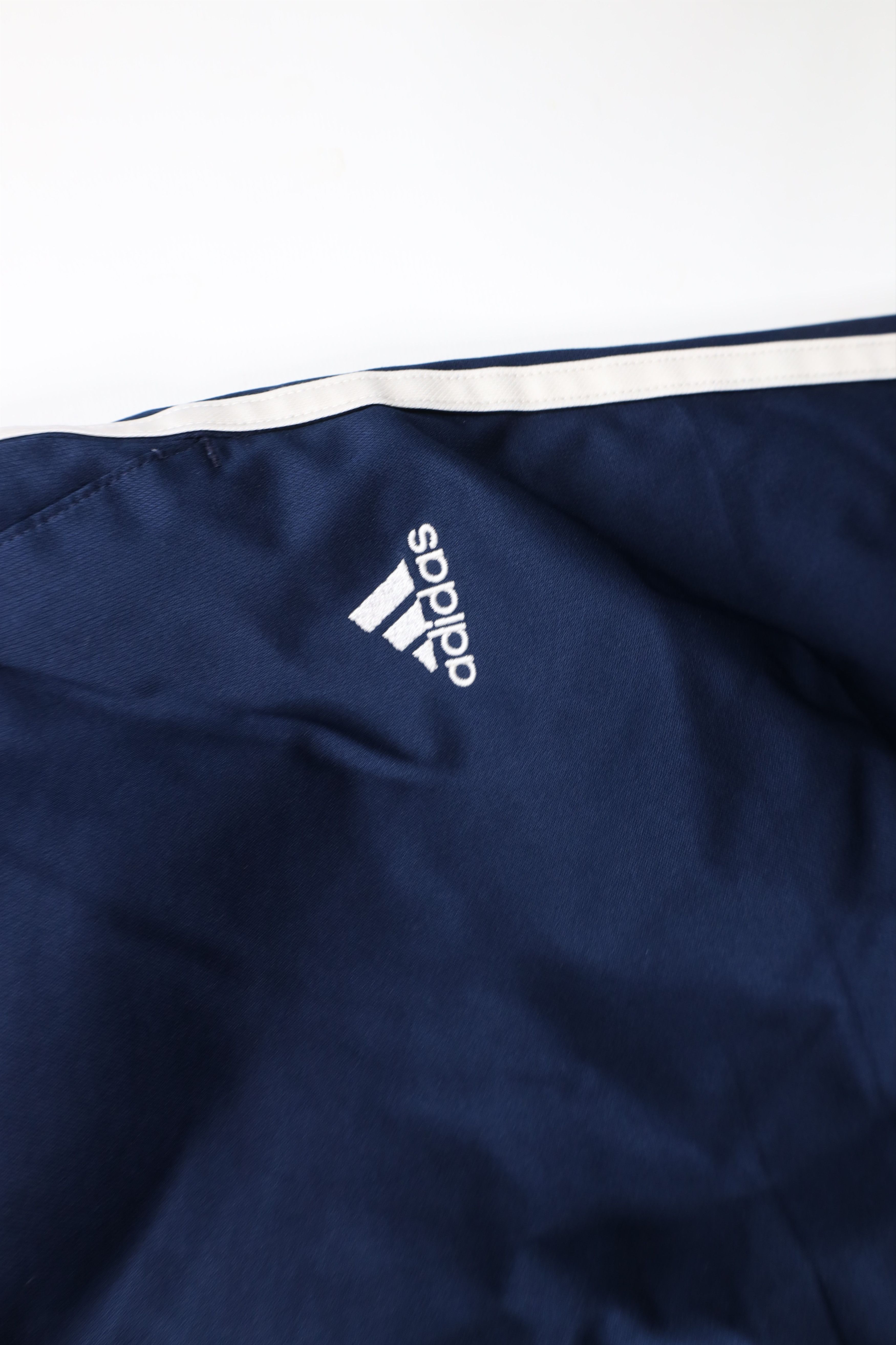 Adidas × Vintage Vintage Adidas Striped Lined Wide Leg Windbreaker Rain Pants Size US 40 / EU 56 - 6 Thumbnail