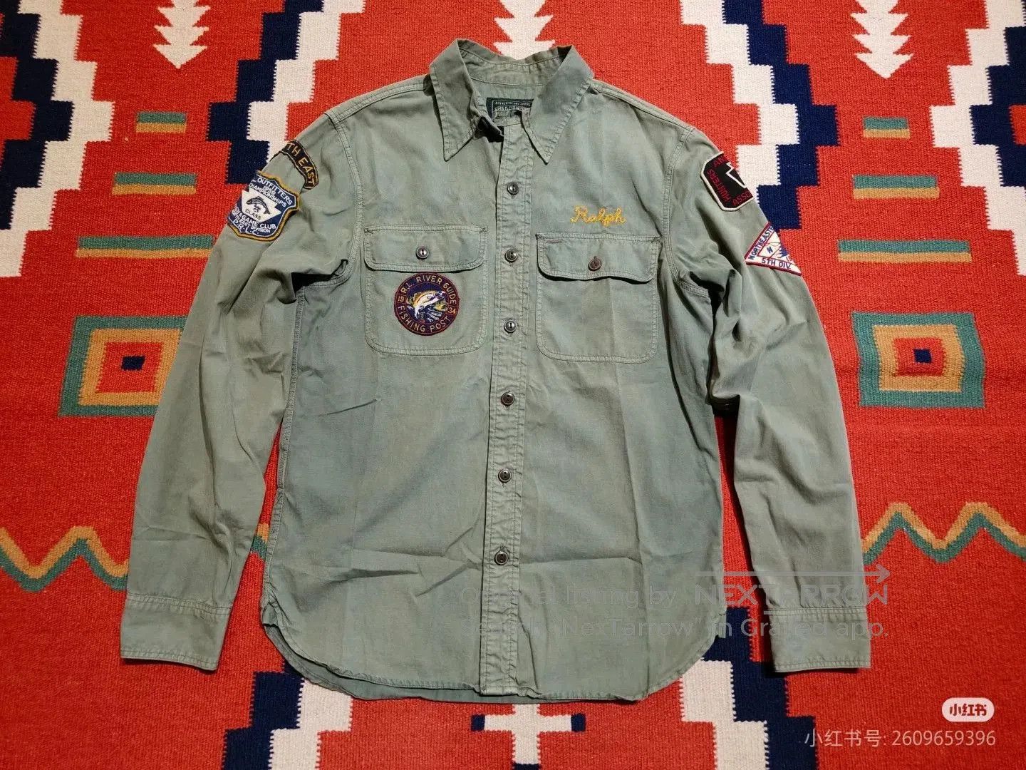 RRL Ralph Lauren Ralph Lauren Fishing Club Shirt. Size US S / EU 44-46 / 1 - 1 Thumbnail