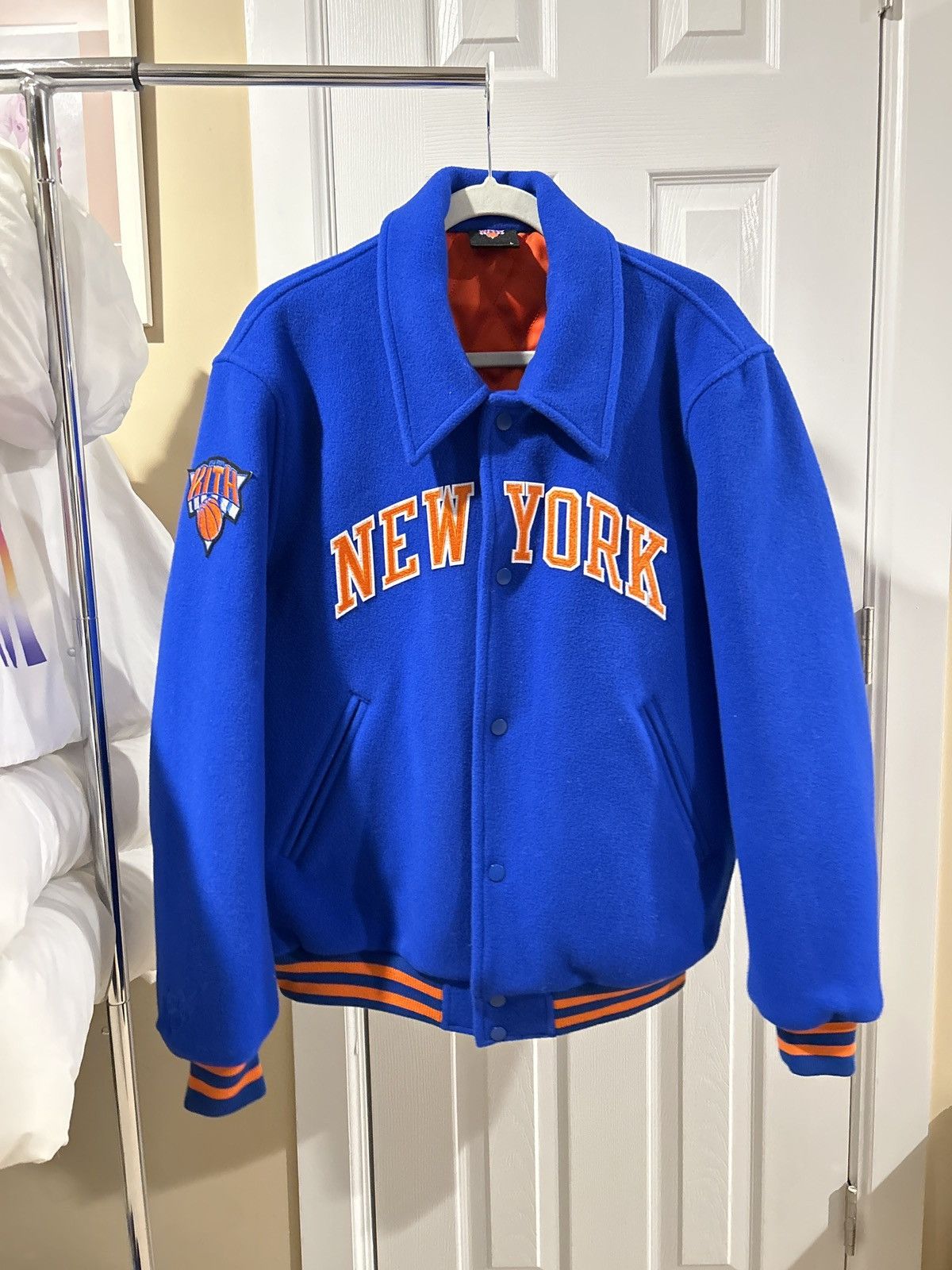 kith knicks jacket
