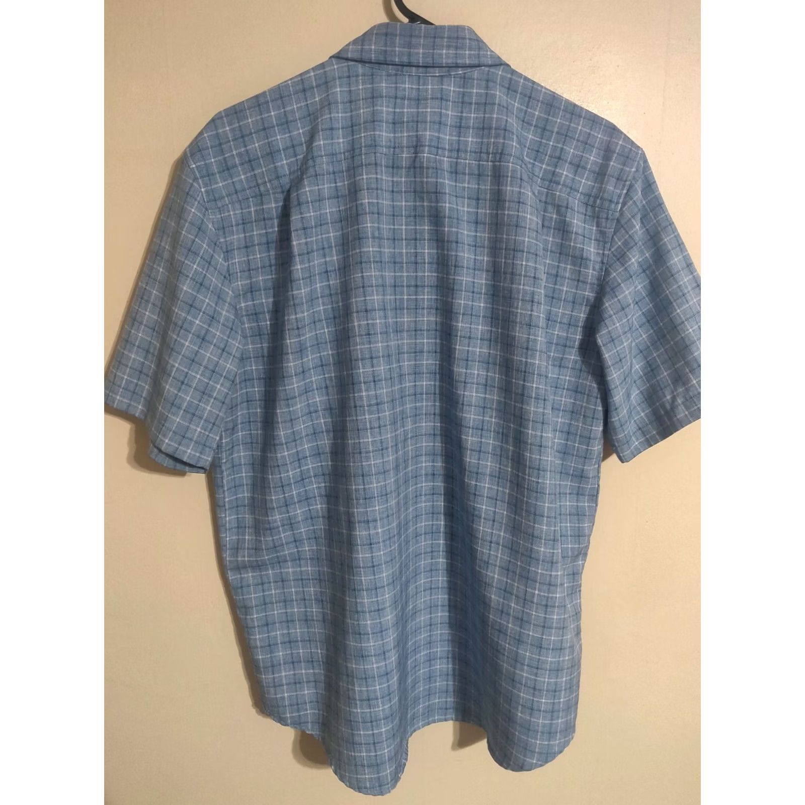 Orvis Orvis Blue Plaid S/S Button Up Polyester Casual Outdoors Shirt Men's Large L Size US L / EU 52-54 / 3 - 4 Thumbnail