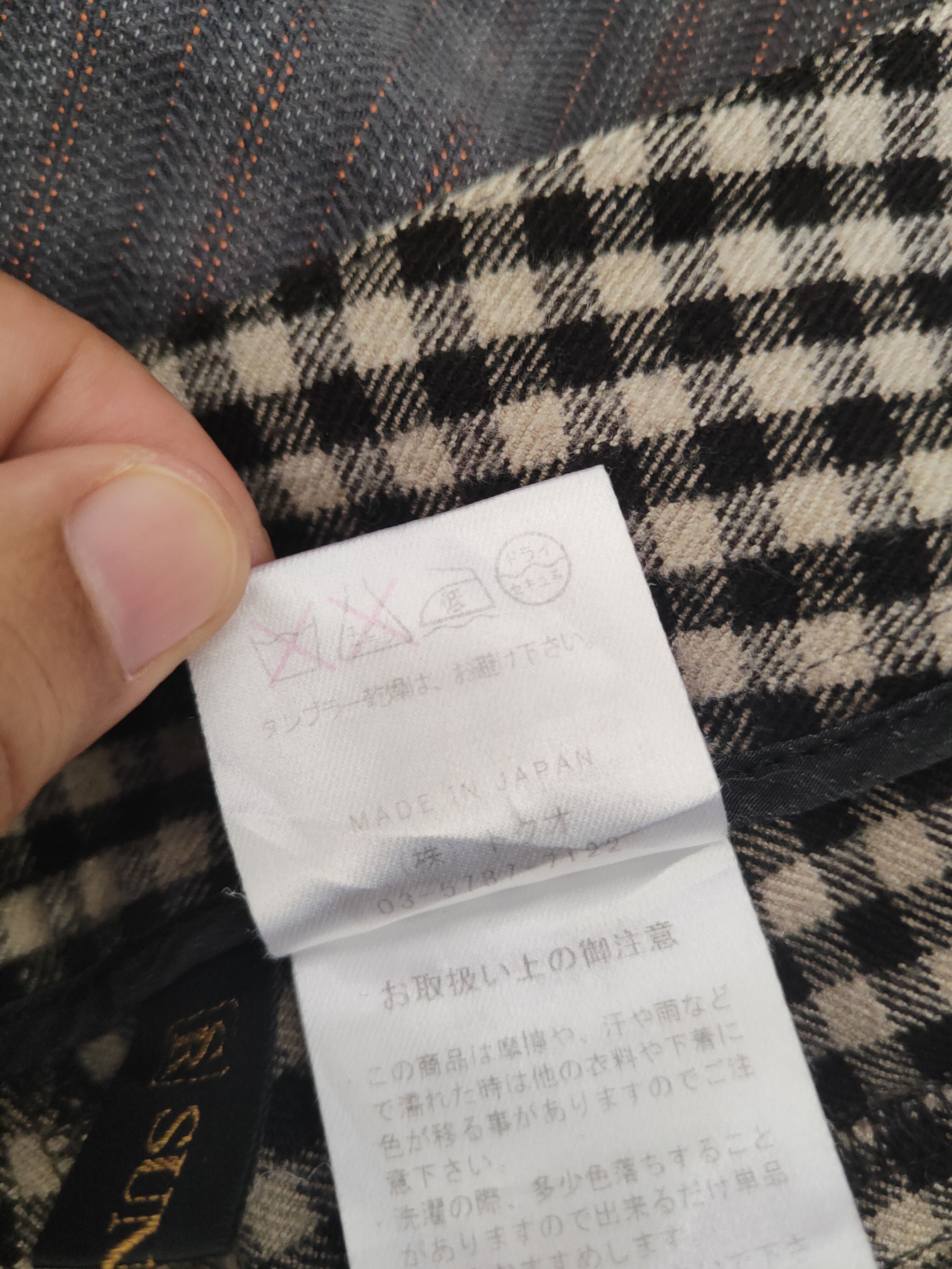 Japanese Brand Sun Rose checkered utility punk Casual Pants #S2922 Size 28" / US 6 / IT 42 - 12 Thumbnail