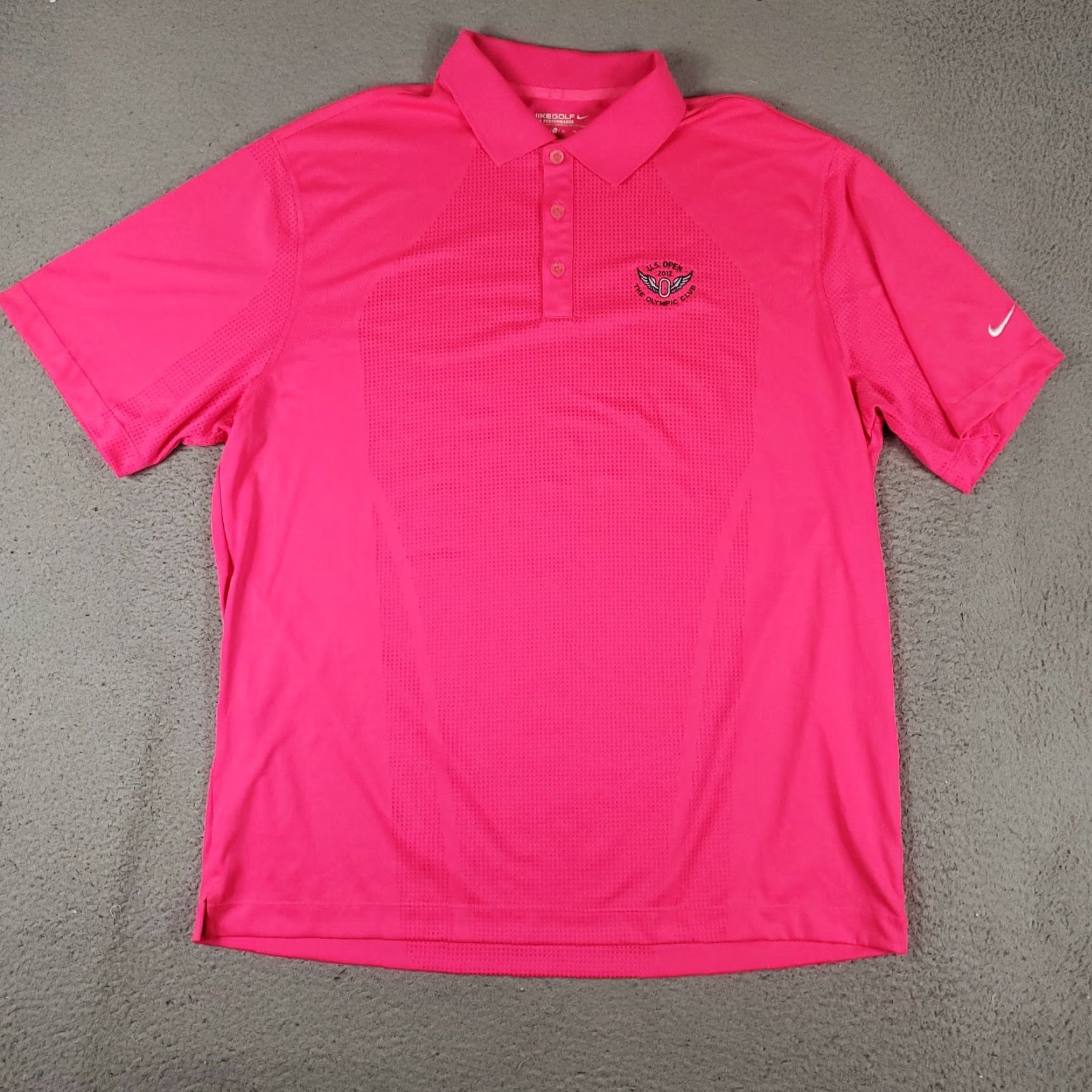 Nike Nike Polo Shirt Mens XL Pink - Nike Golf - Polo - Short Sleeve - Dri-Fit - Regular Fit - Solid Color - XL Mens Shirt Size US XL / EU 56 / 4 - 3 Thumbnail