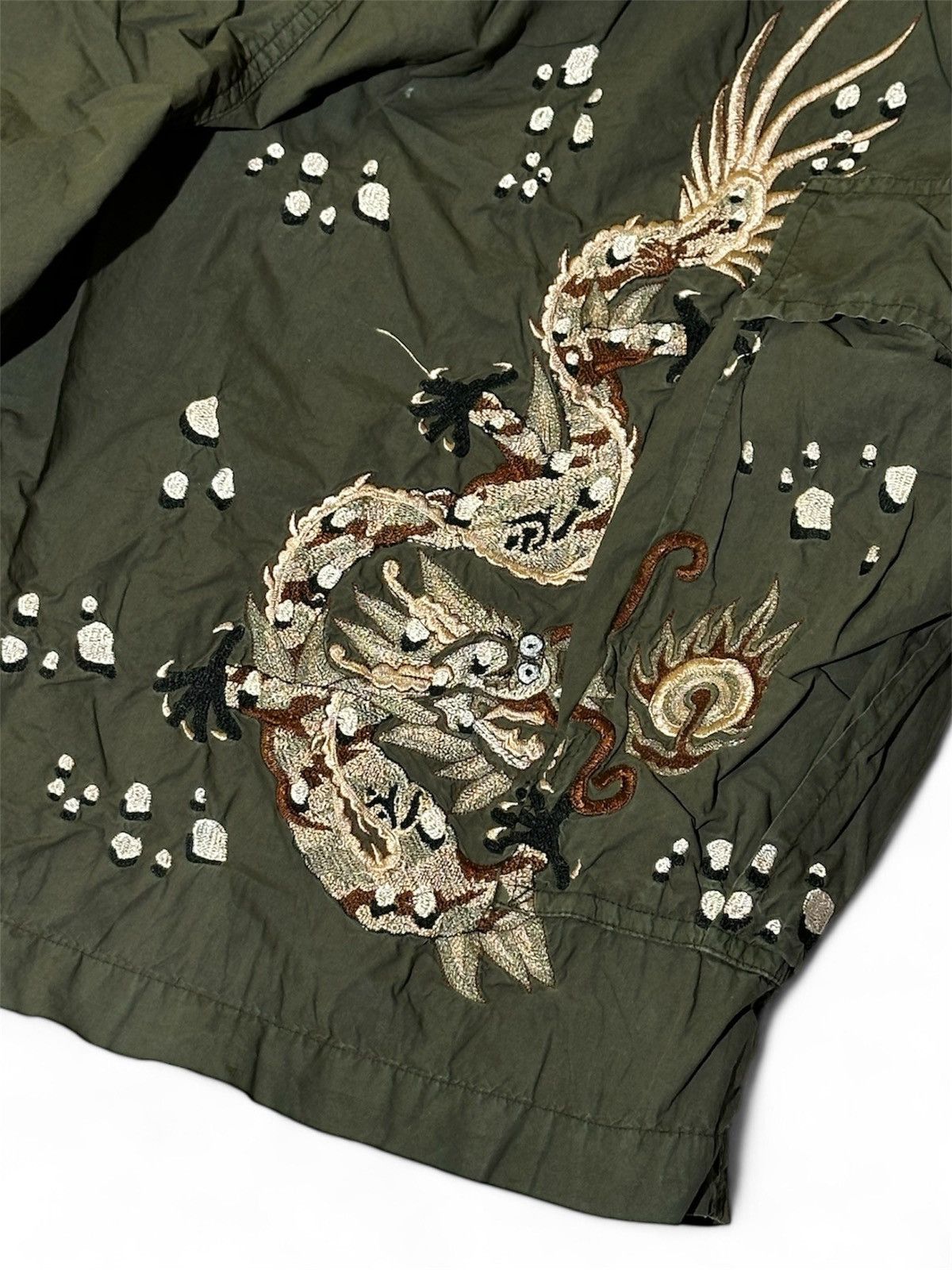 Maharishi Maharishi Cargo Japan “Dragon” Streetwear Shorts Y2k Size US 32 / EU 48 - 4 Thumbnail