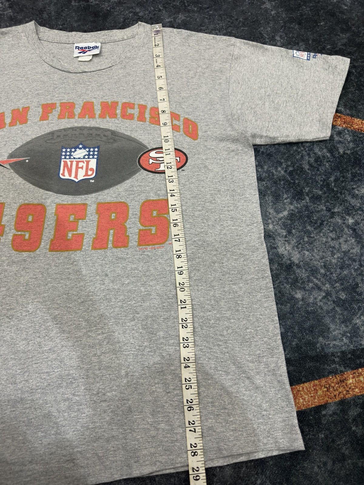 NFL Vintage Reebok San Francisco Nfl Tshirt A48 Size US M / EU 48-50 / 2 - 9 Thumbnail