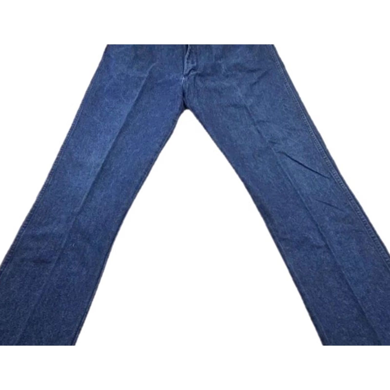 Wrangler Wrangler Jeans Men’s 42x34 Cowboy Cut Medium Denim Wash Regular Straight 100% Cotton Blue Cowboy Wrangler 13MWZ Mens Jeans Size US 42 / EU 58 - 4 Thumbnail