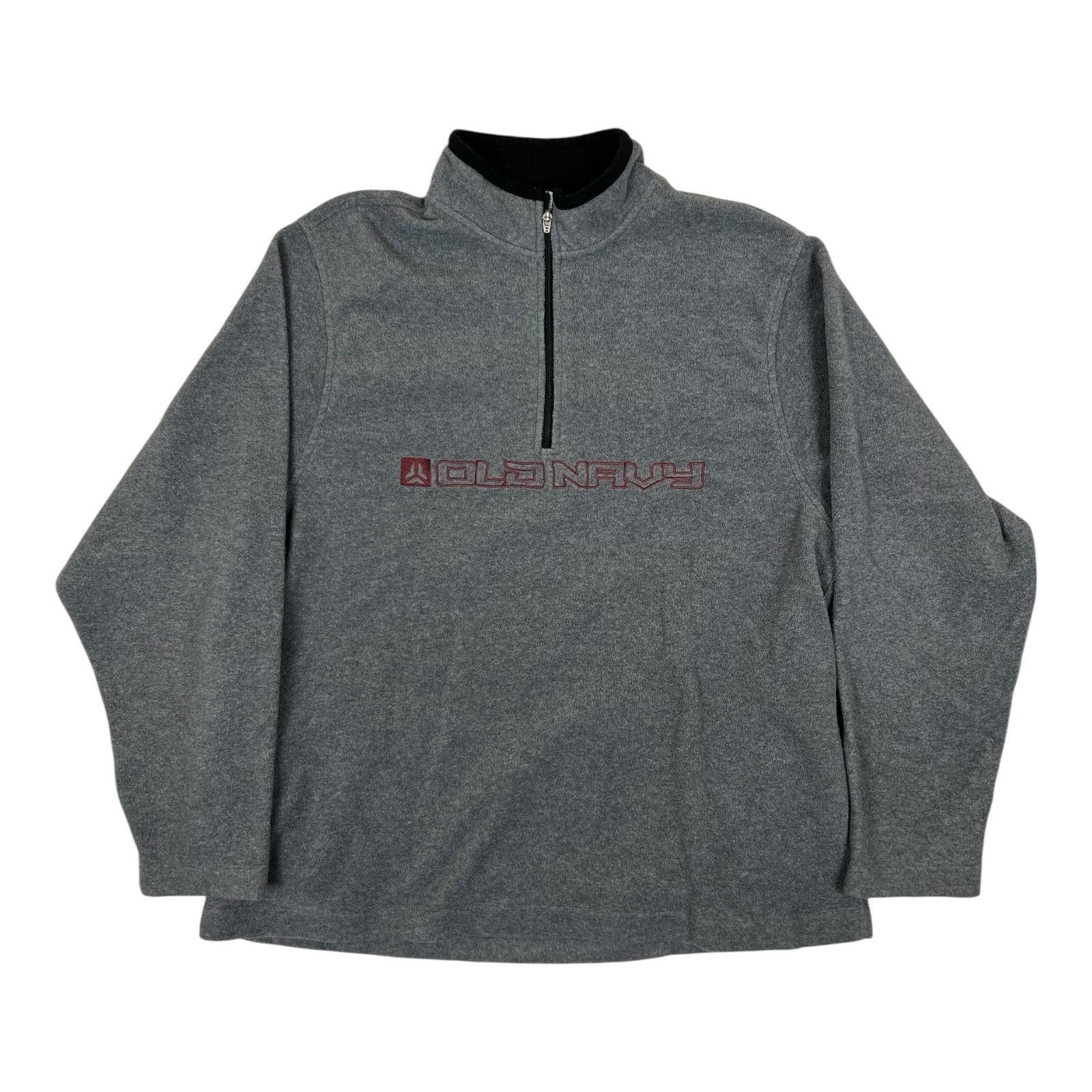 Old Navy Vintage Old Navy 1/4 Zip Fleece Sweatshirt Gray Size 2XL Spe Size US XXL / EU 58 / 5 - 1 Thumbnail