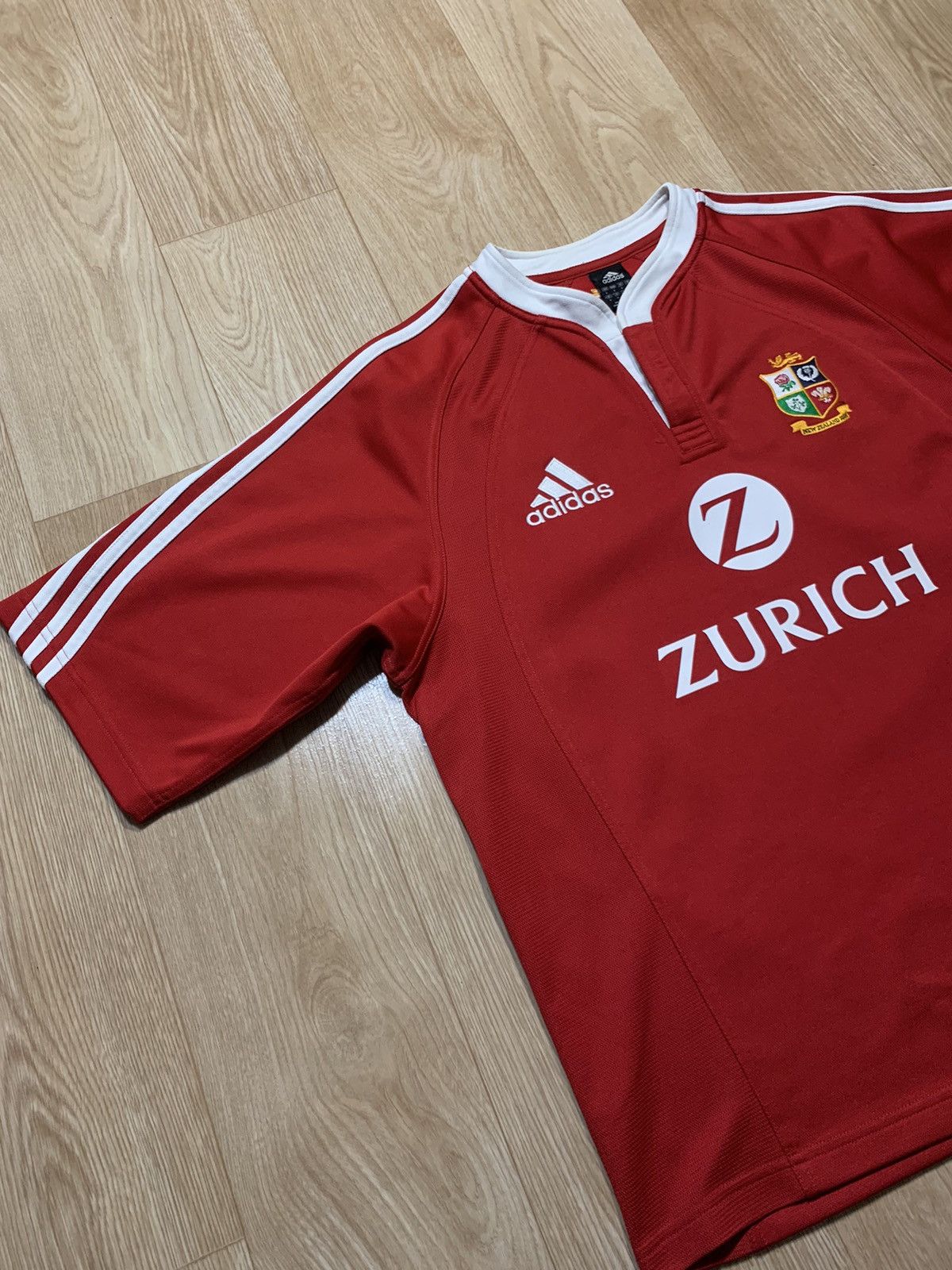 Adidas 2005 Adidas NEW Zealand Tour ZURICH Rugby Union Jersey Size US L / EU 52-54 / 3 - 3 Thumbnail