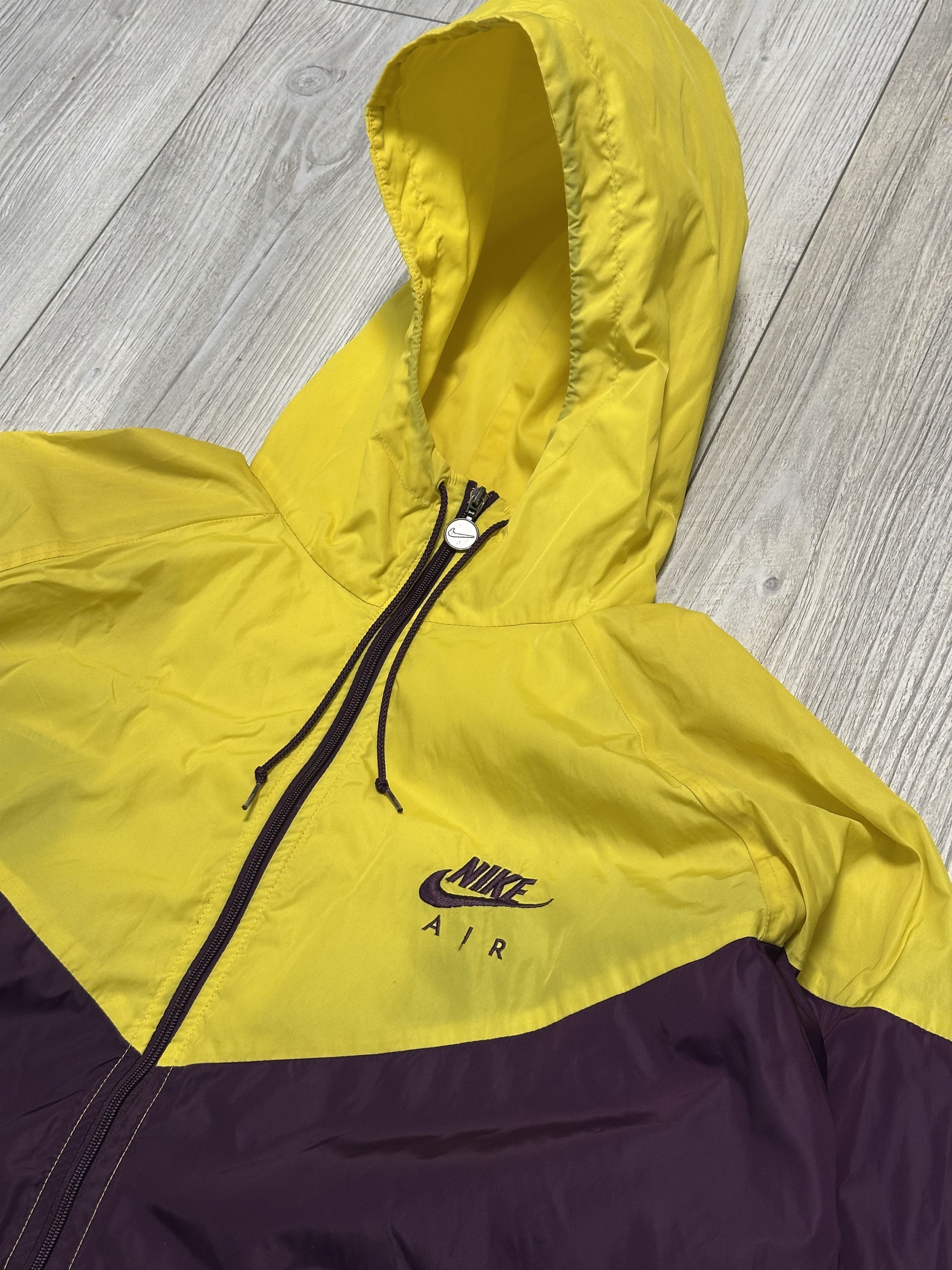 Nike Vintage Nike Air Windbreaker Jacket Yellow Drill Full Zip Size US XXL / EU 58 / 5 - 2 Thumbnail