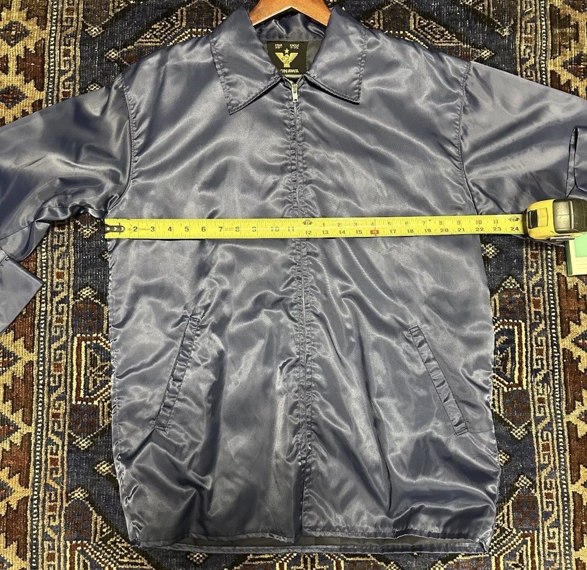 Japanese Brand × Vintage Souvenir Star Eagle Blue Japan Sukajan Size US L / EU 52-54 / 3 - 5 Thumbnail