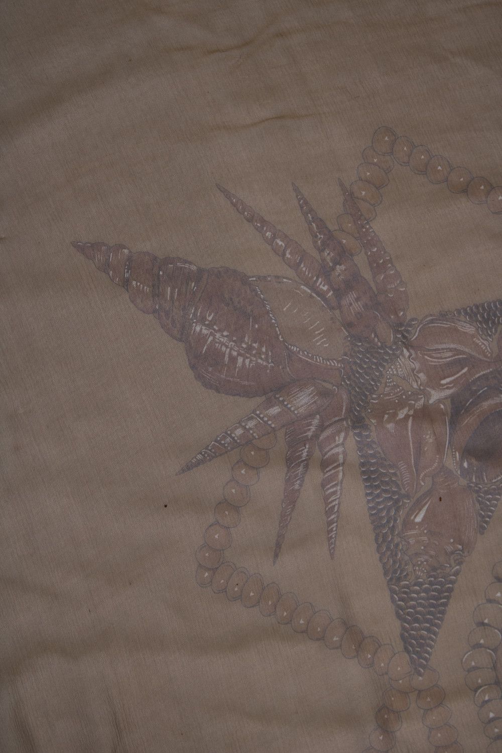 Hermes Hermes, Rocaille silk scarf with shell print Size ONE SIZE - 6 Thumbnail