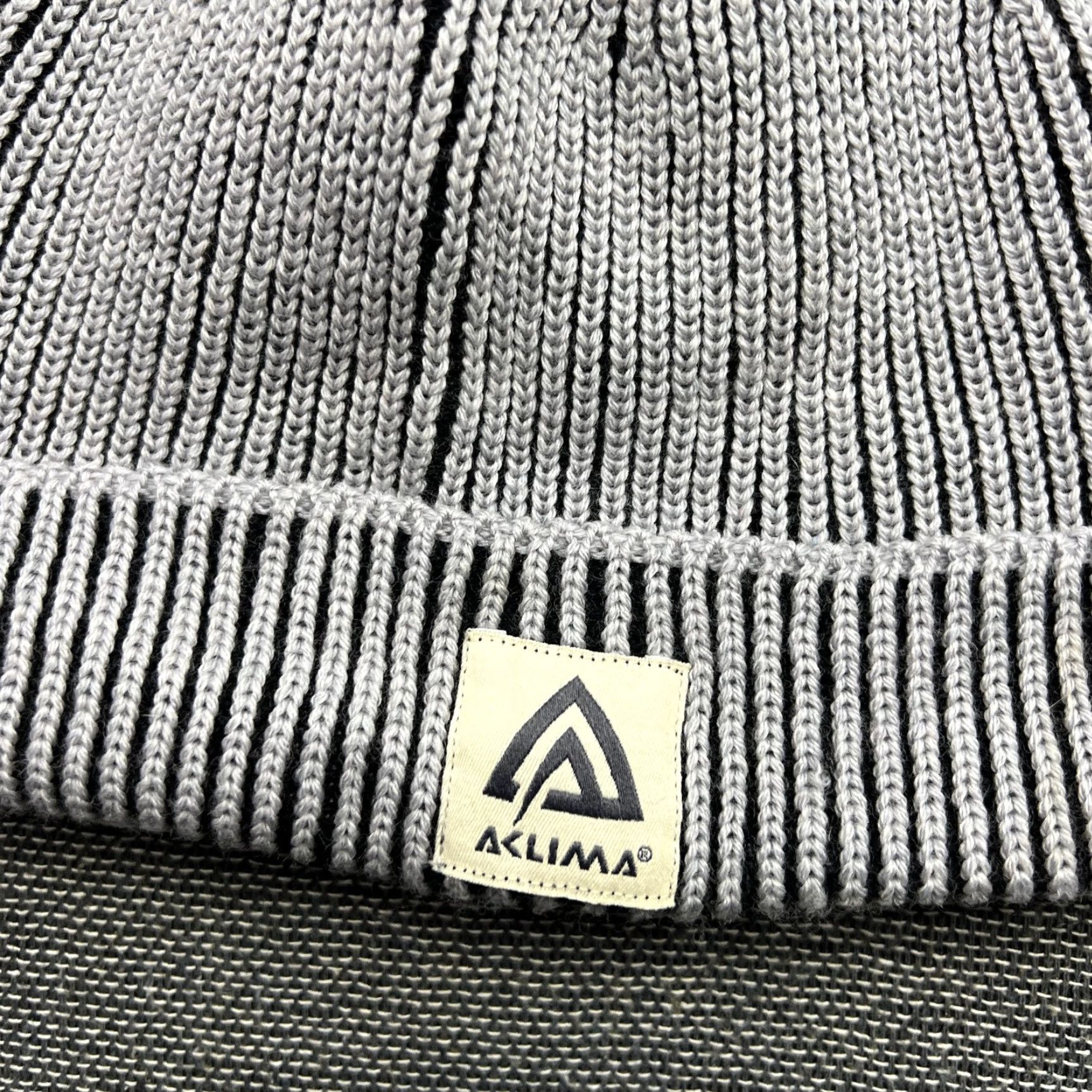 Vintage ACLIMA Beanie Hat One Size OS 100% Merino Wool Gray Black Ribbon Cuffed Ullvang Ulvang Unisex Adults Beanie Wool Knit Size ONE SIZE - 5 Thumbnail